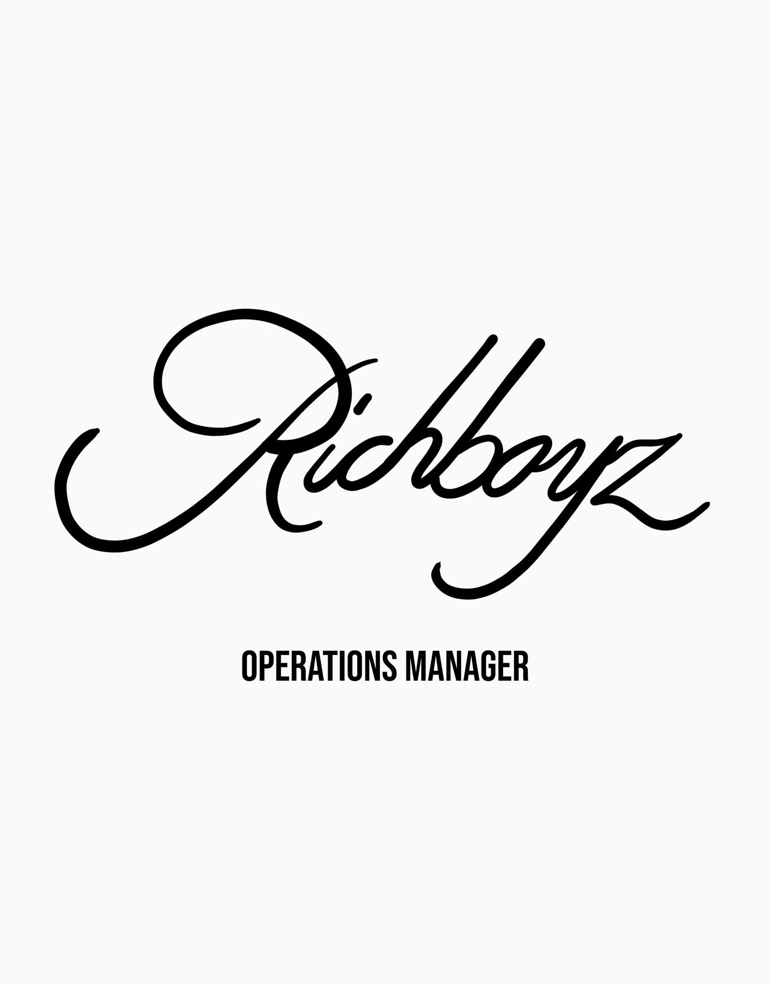 Operations Manager