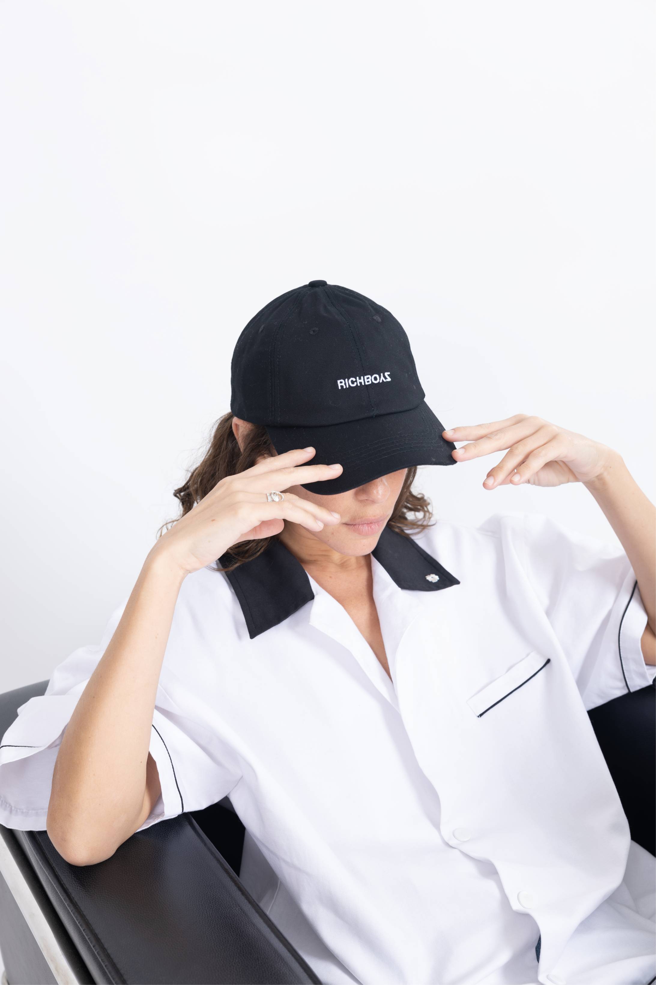 Velcro Strap Cap - Obsidian