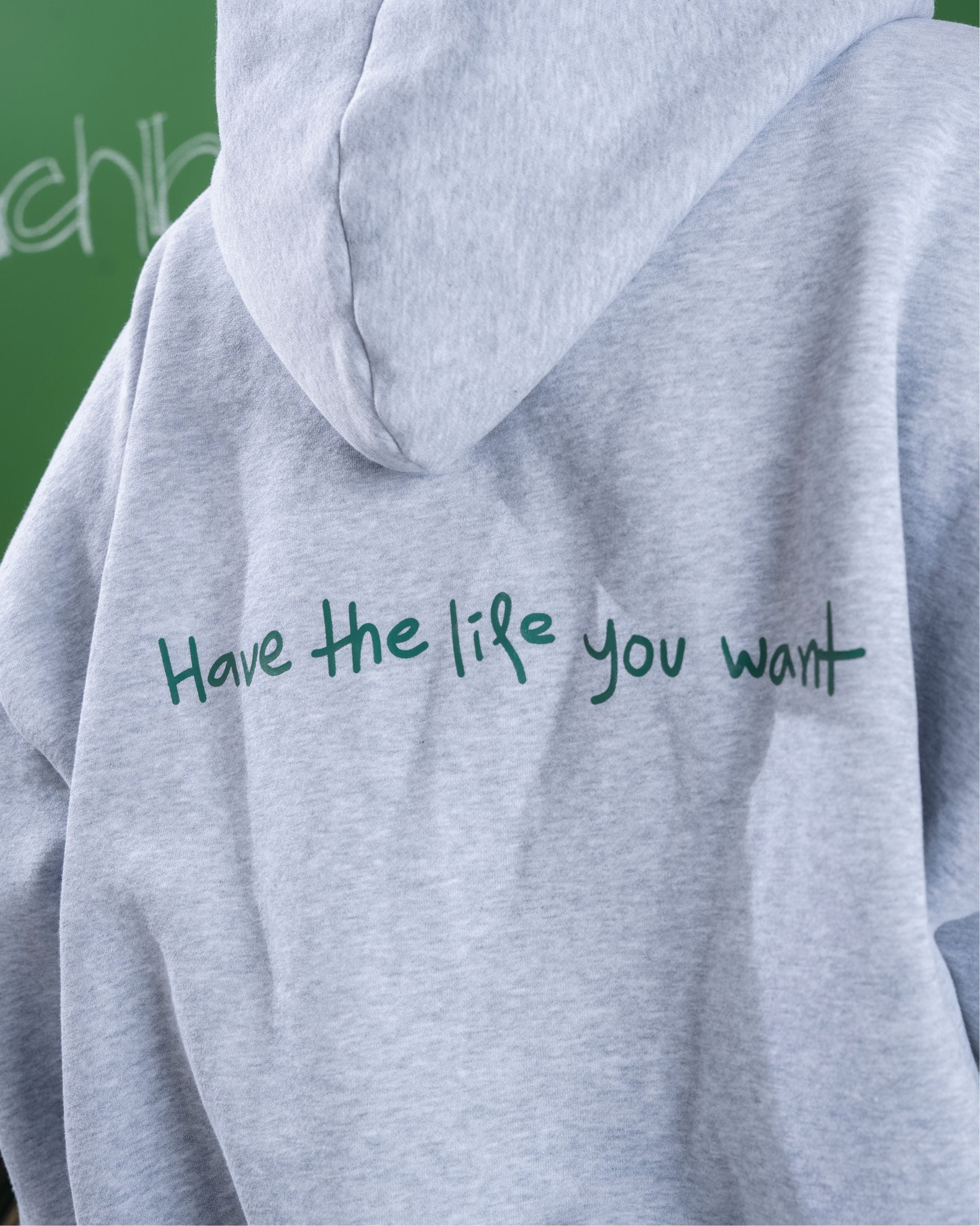 Double Zip Box Hoodie - Heather Gray