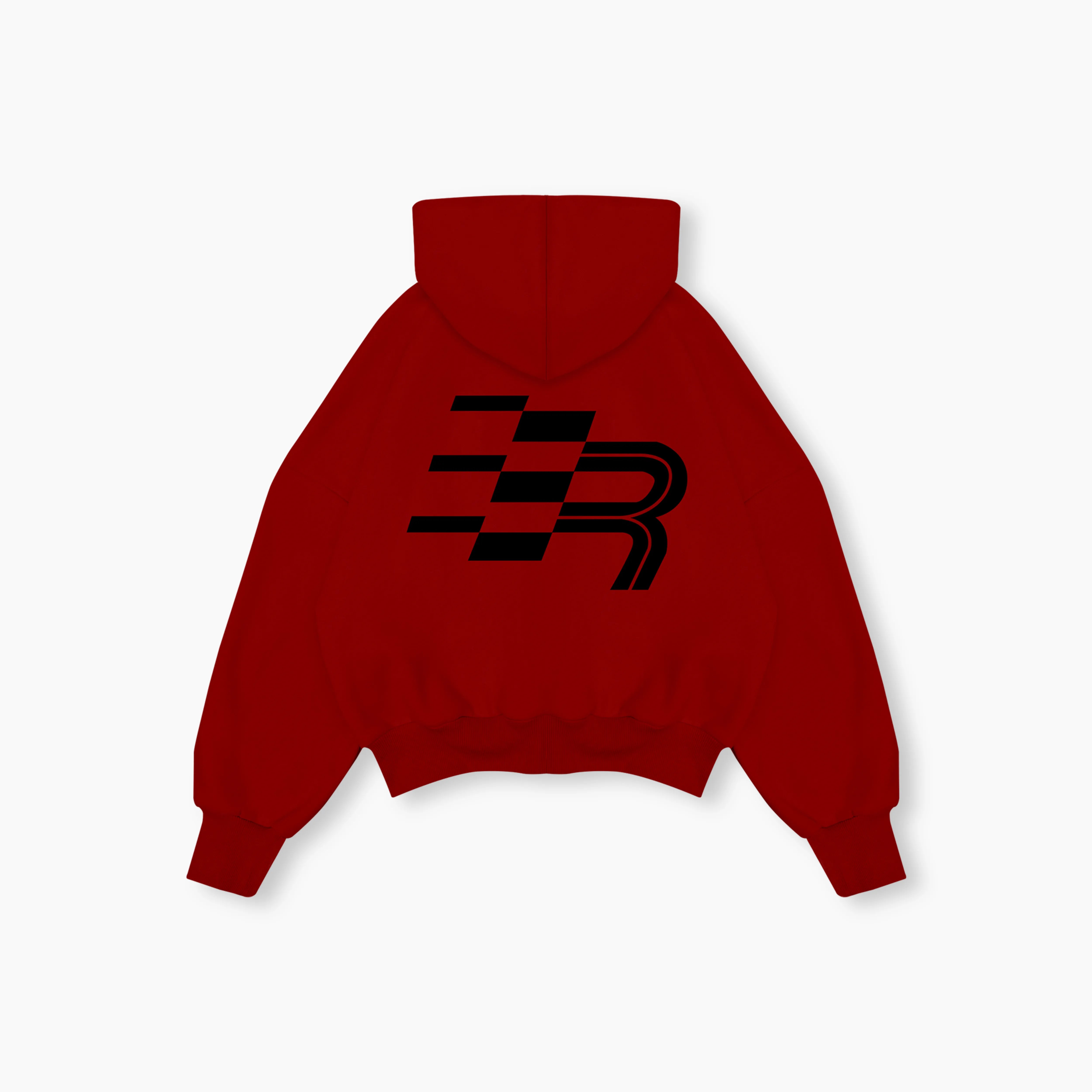 Box Hoodie - Chili Red