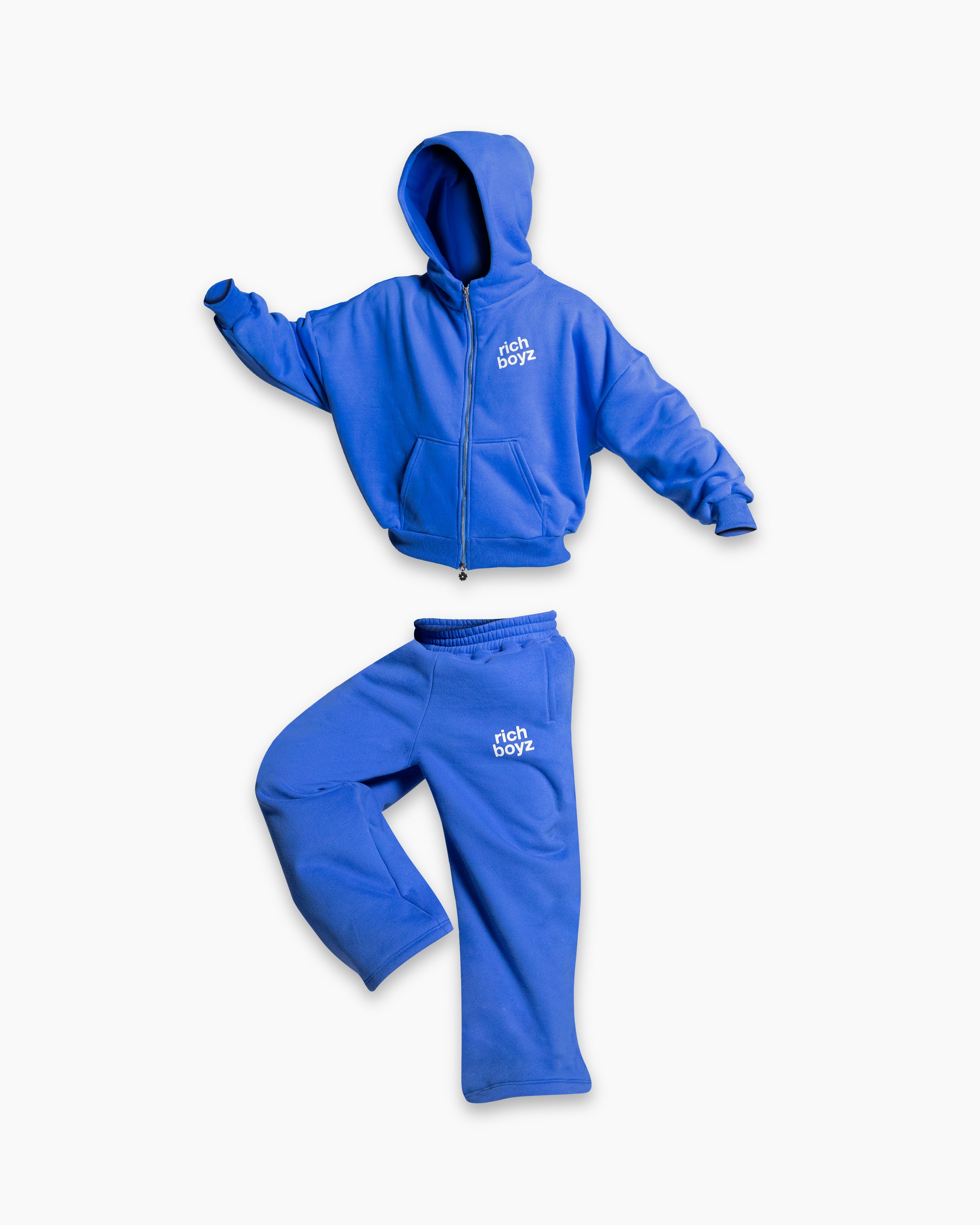 Double Zip Box Hoodie - Capri