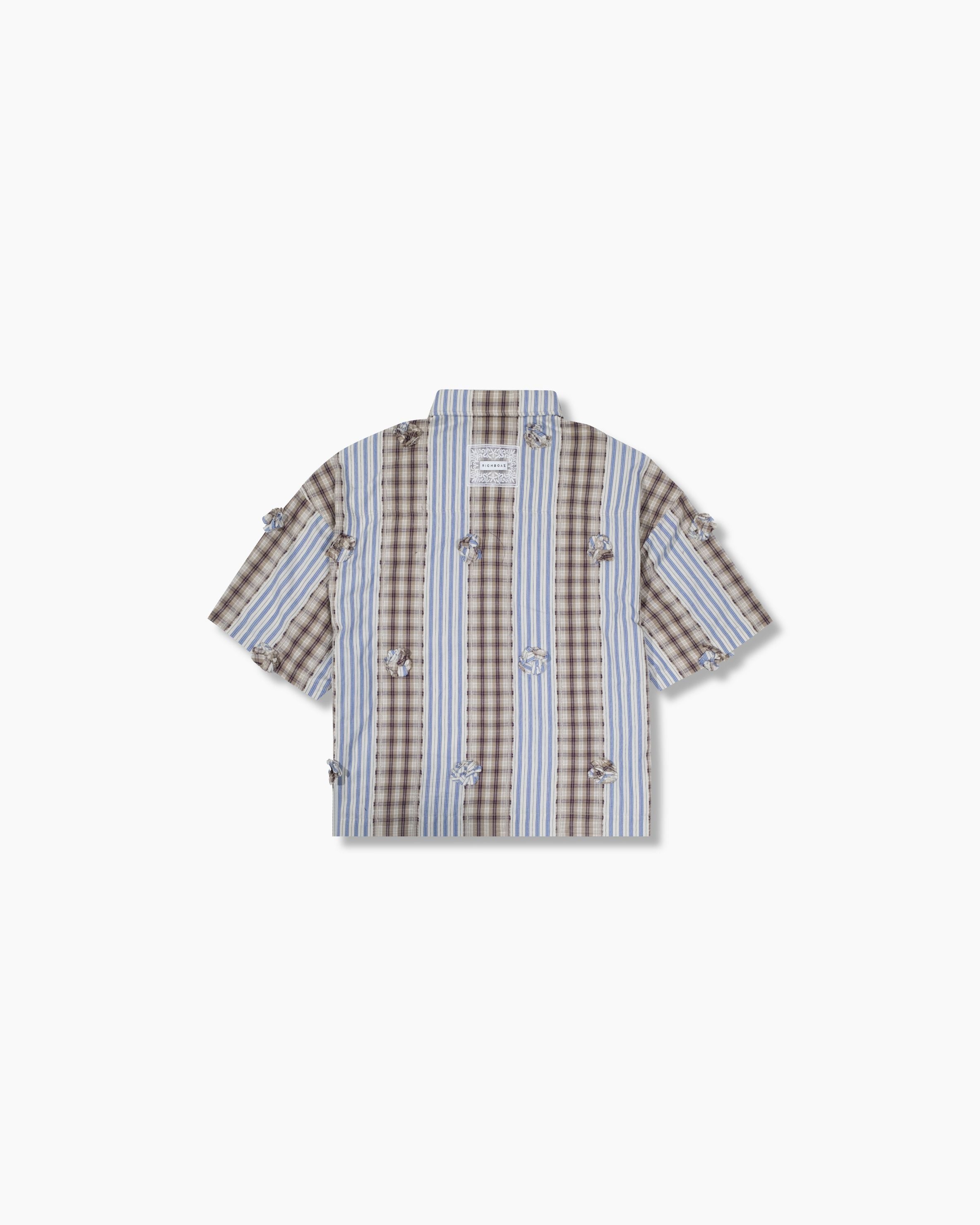 Box Polo Plaid - Sky