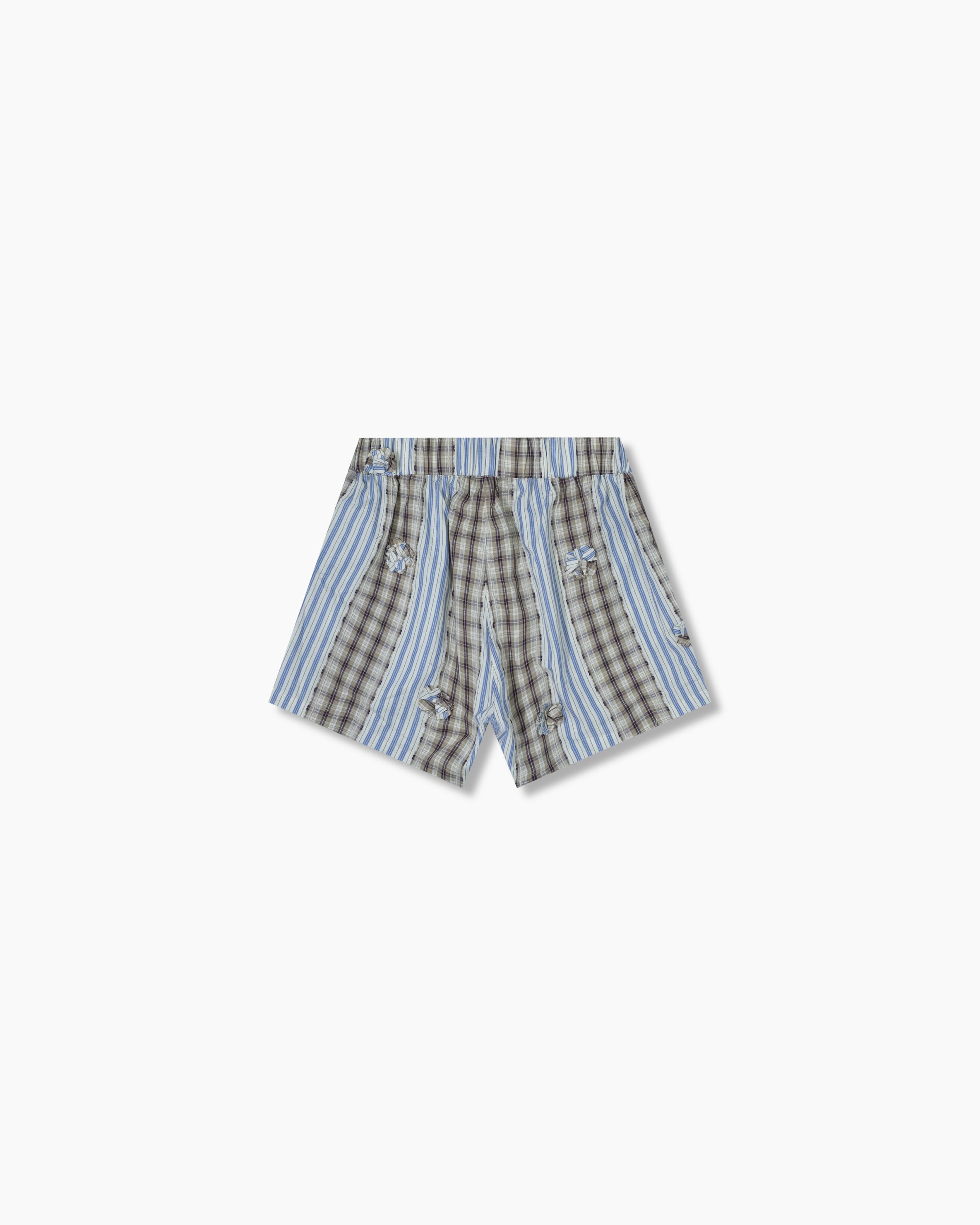 Boxers Plaid - Sky