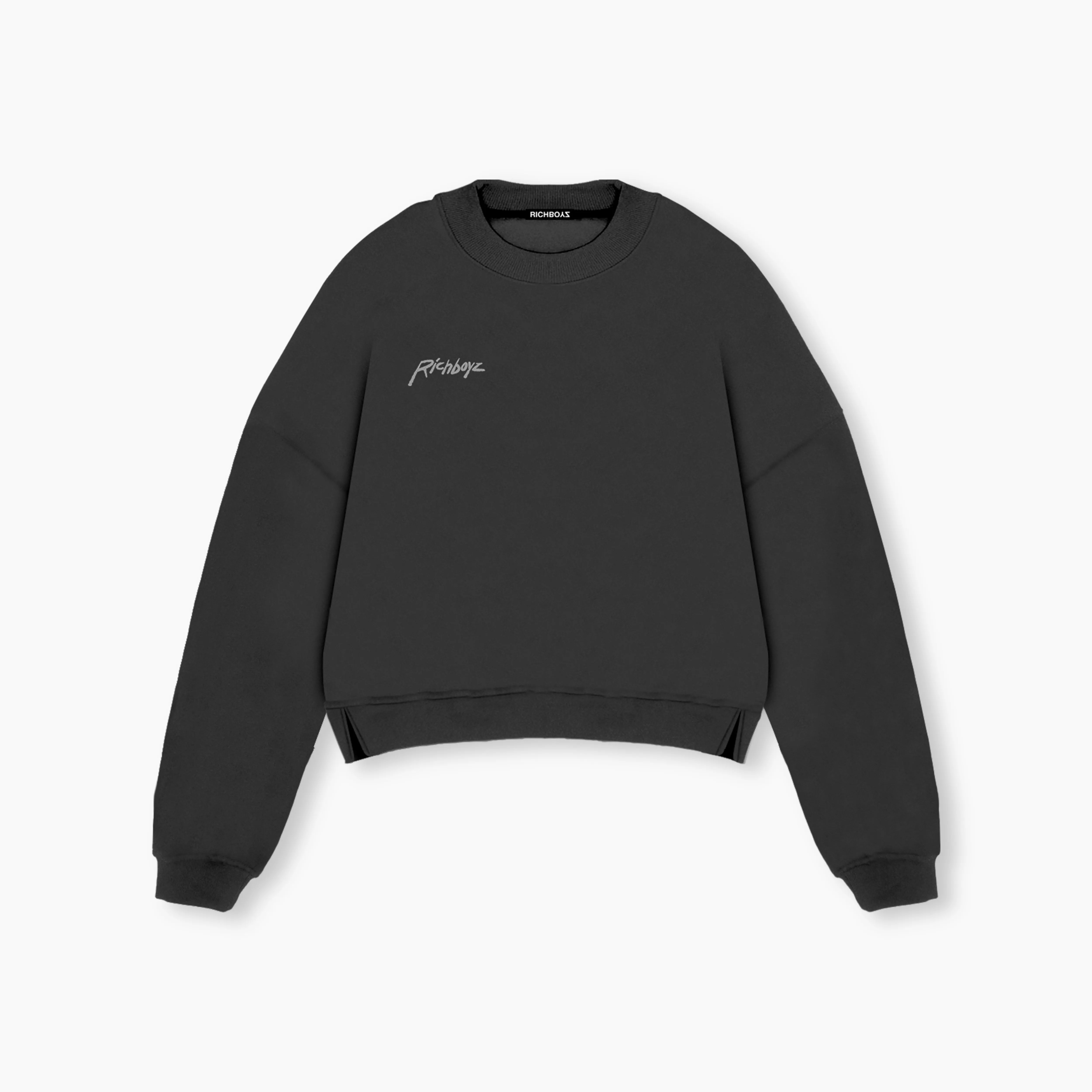 CROPPED SWEATER - NOIR