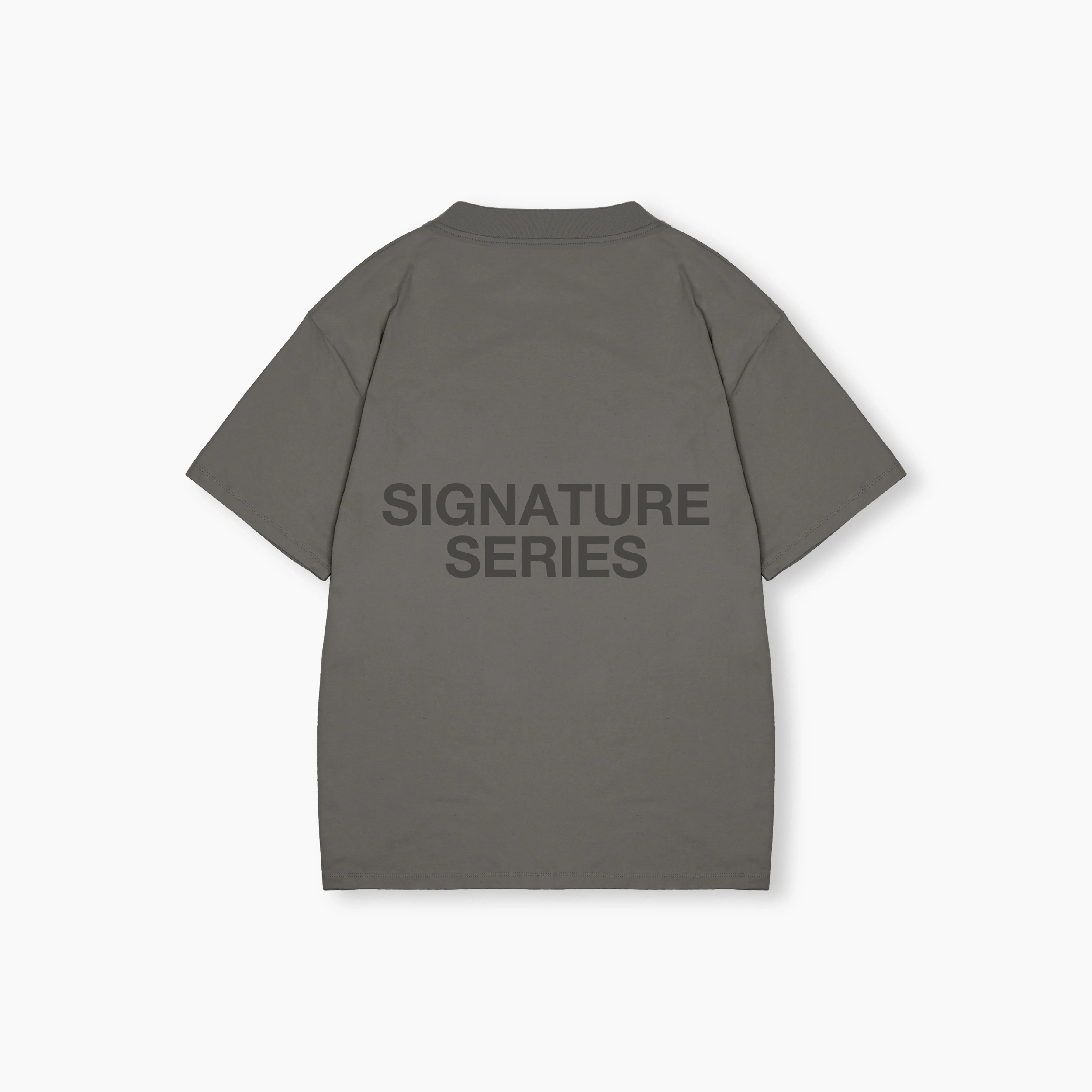 Relaxed Drop Shoulder Tee - Carbon