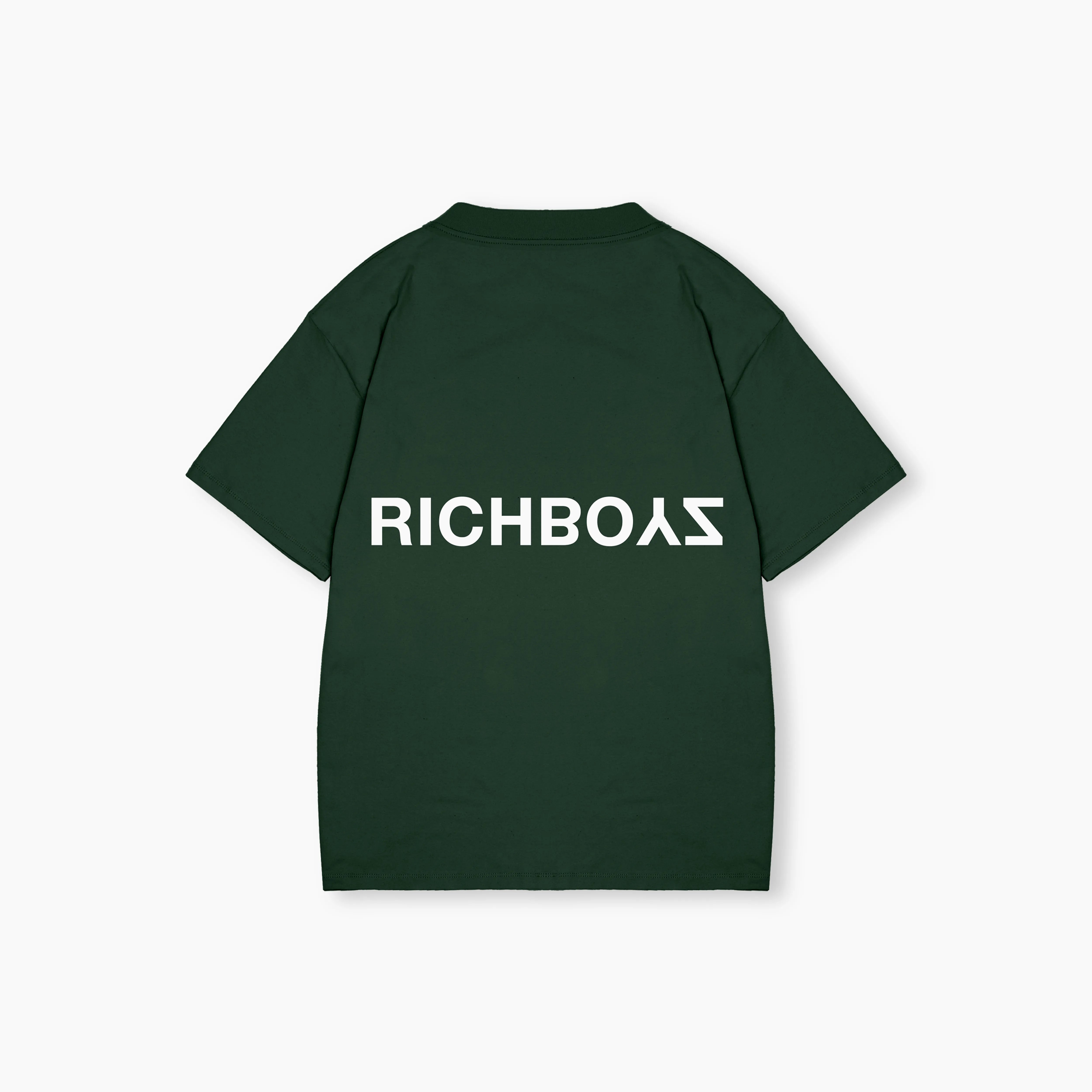 Relaxed Drop Shoulder Tee - Hunter Green