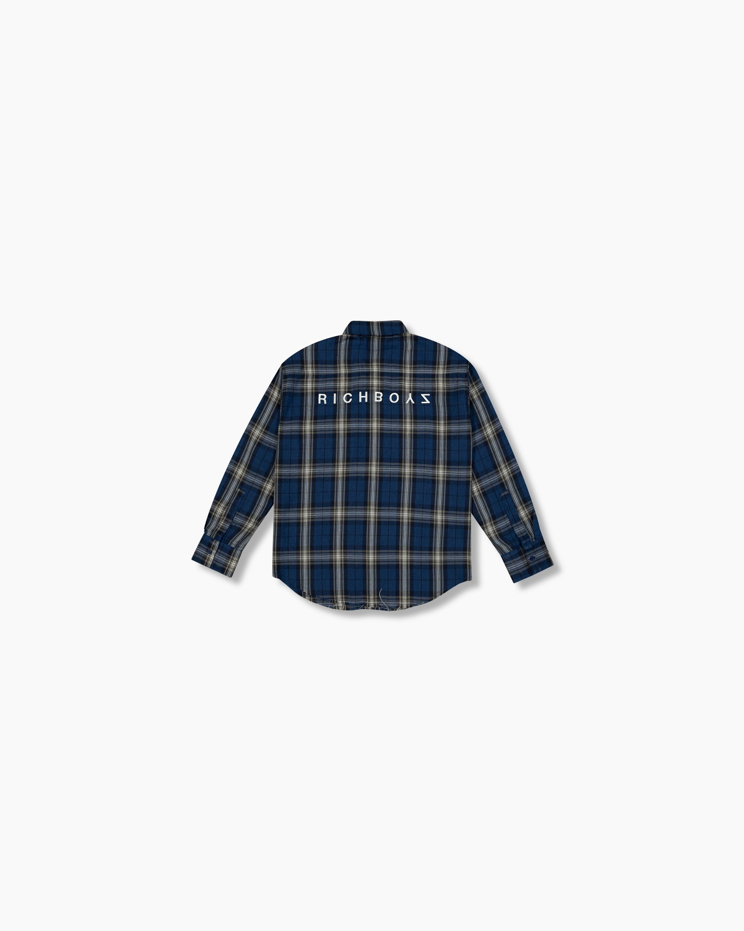Flannel Long sleeves - Pacific Blue