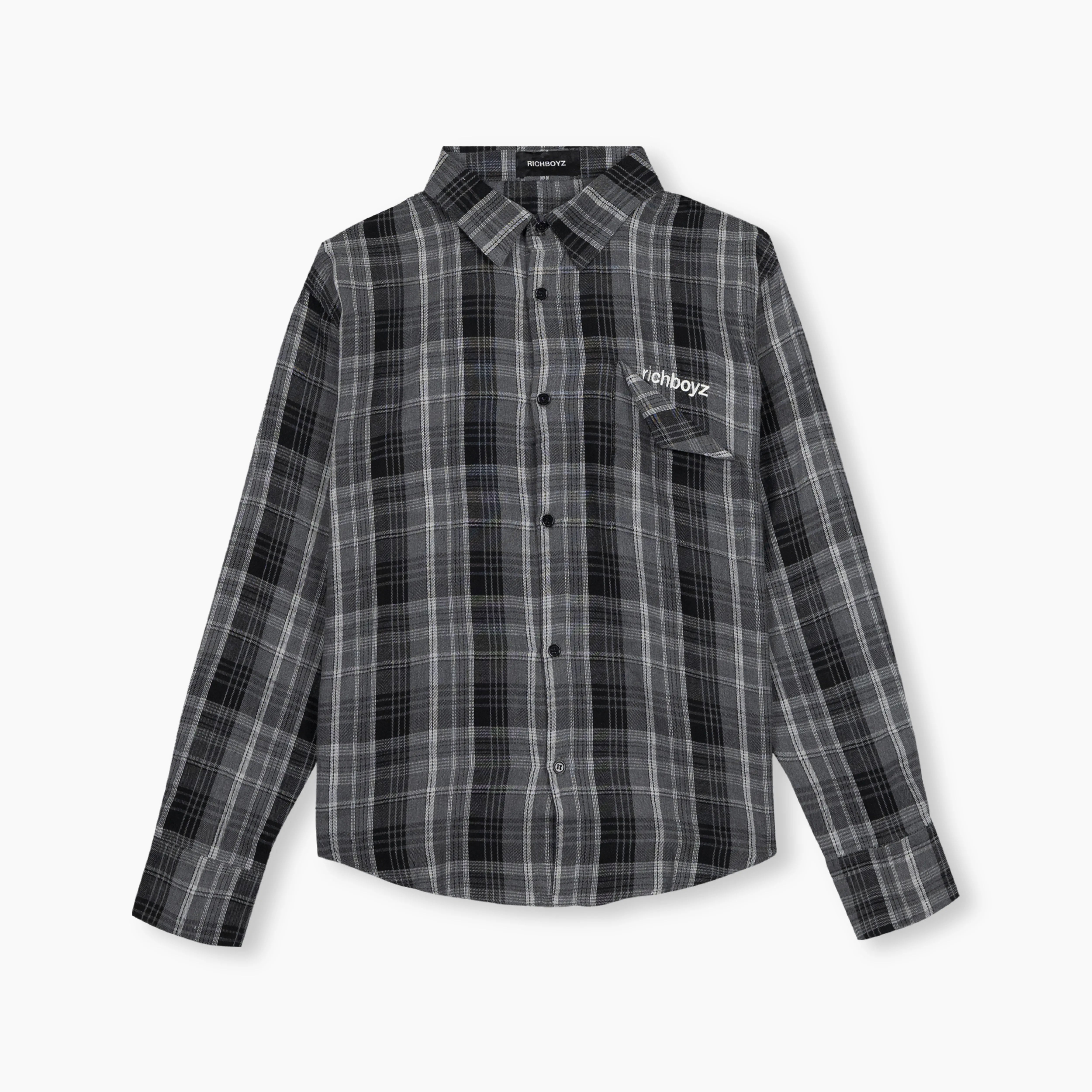 Kids PJ Long Sleeve - Frost Black