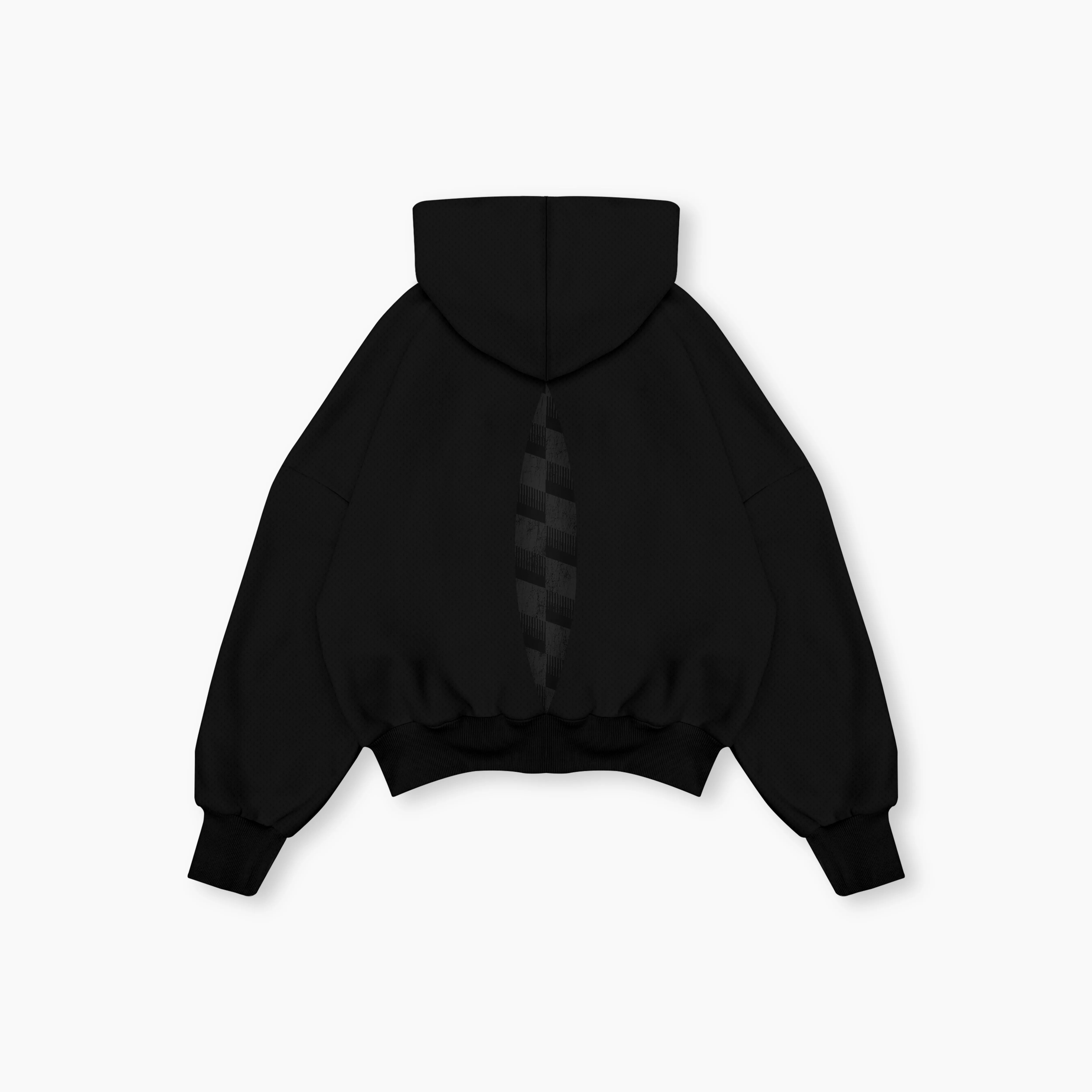 Zip Motion Hoodie - Black