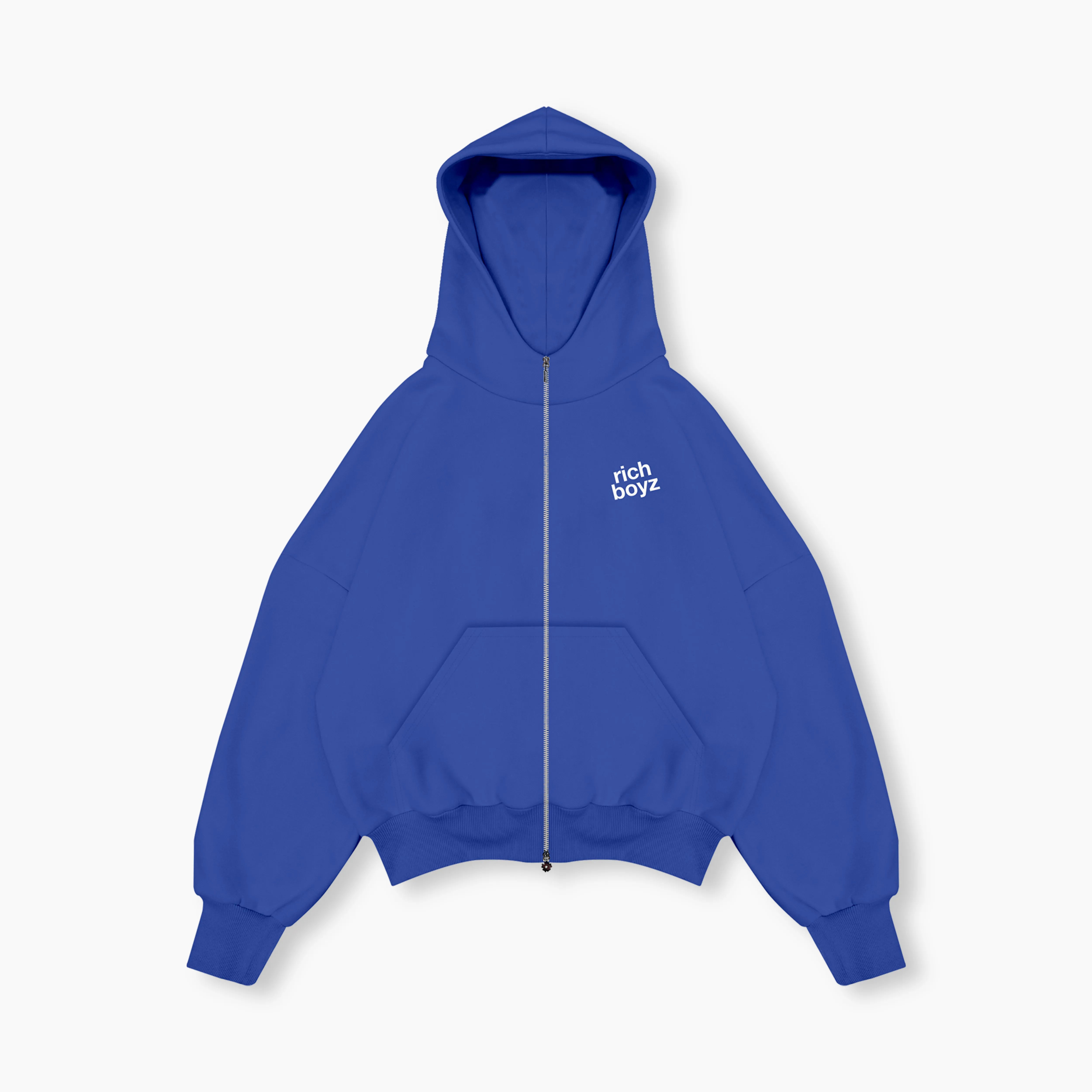 Double Zip Box Hoodie - Capri