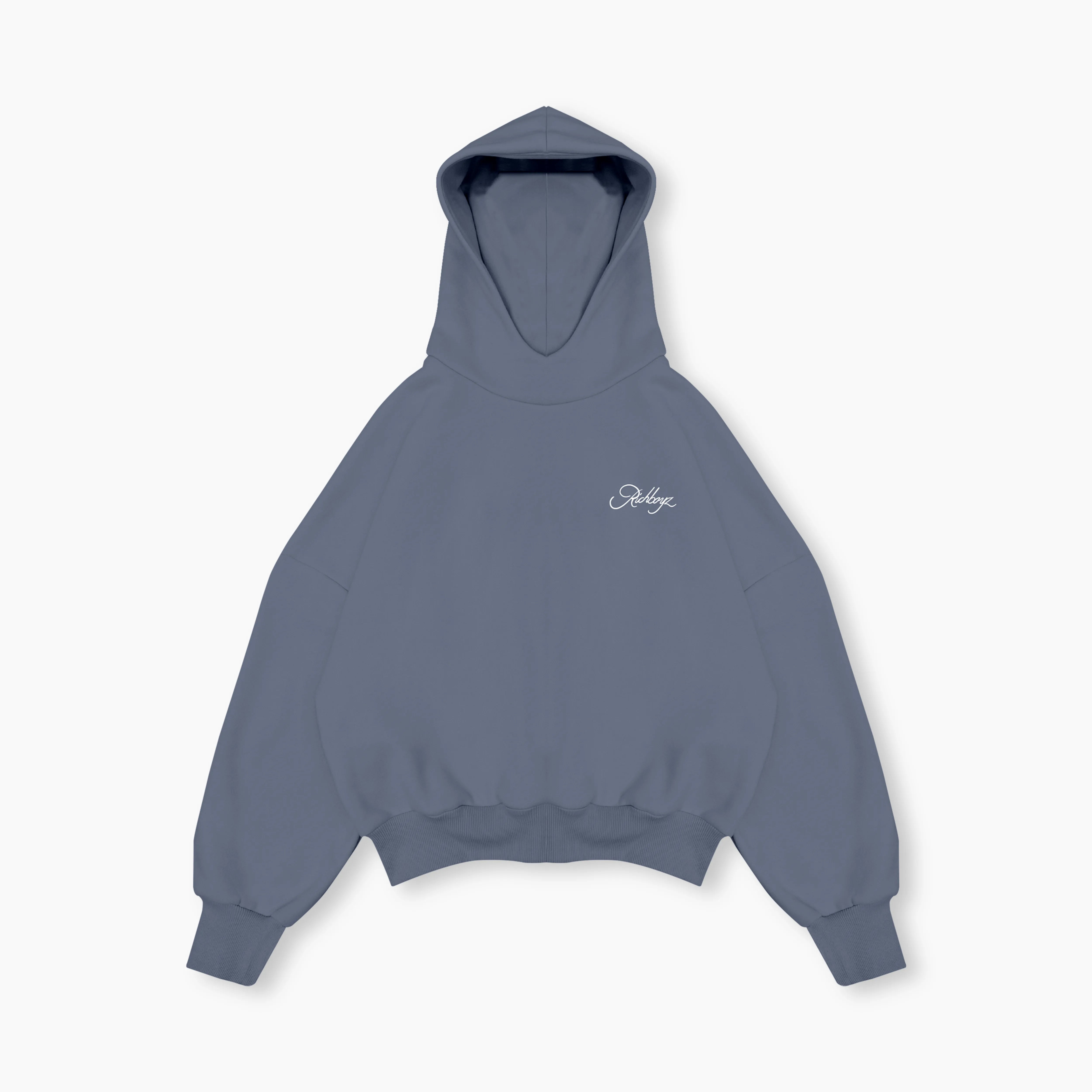 Box Hoodie - Dull Blue
