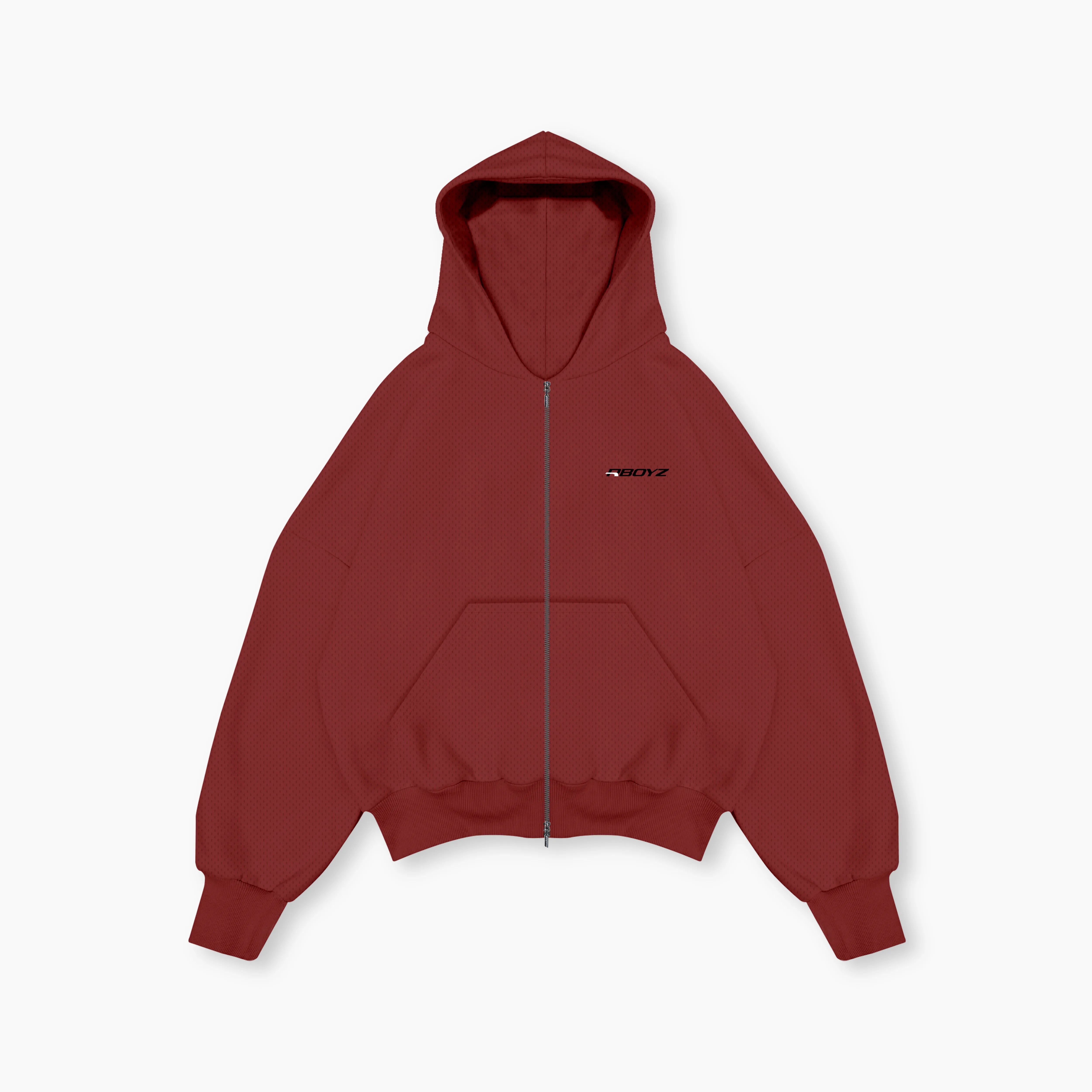 Zip Motion Hoodie - Red