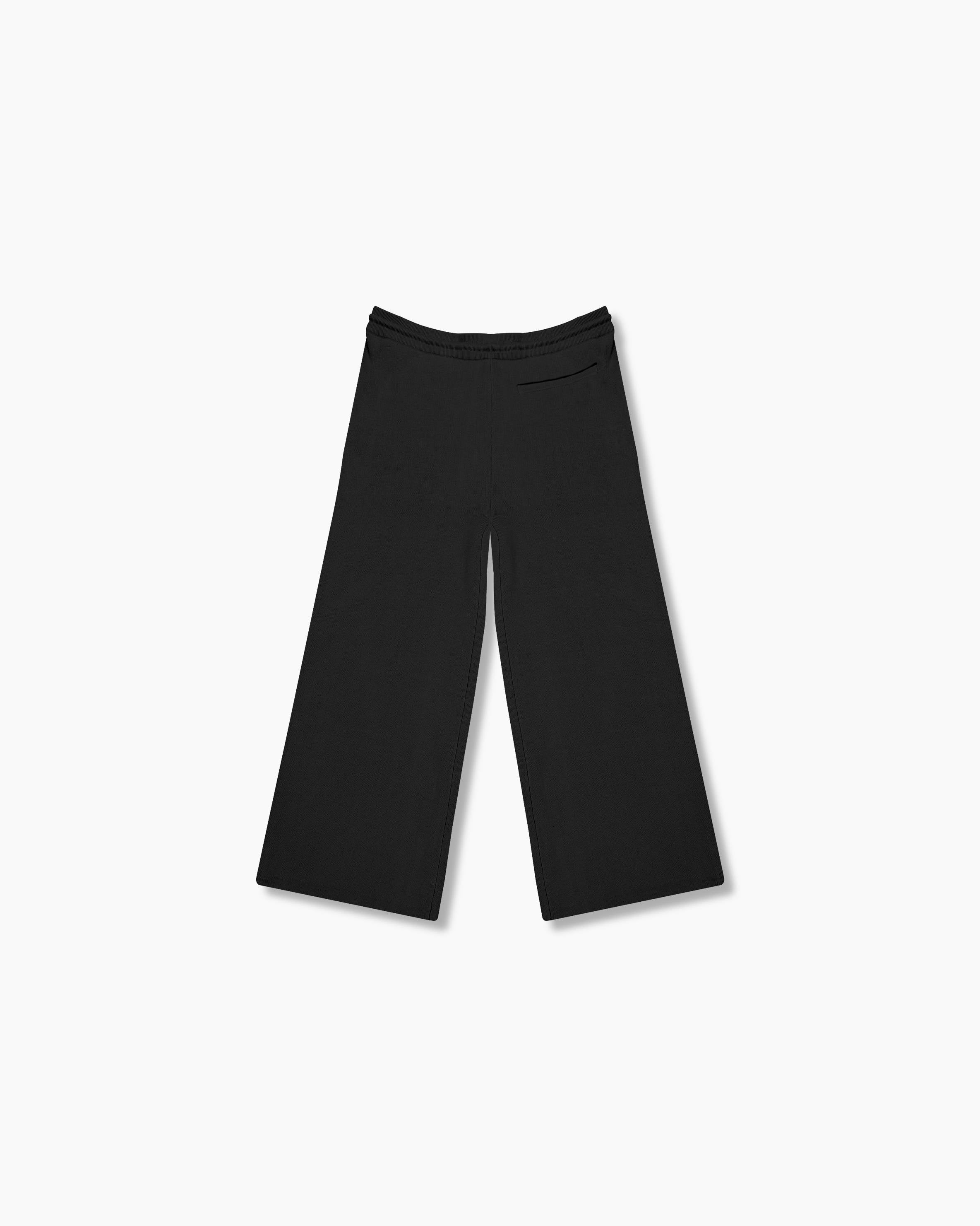 Knitted Pants - Obsidian