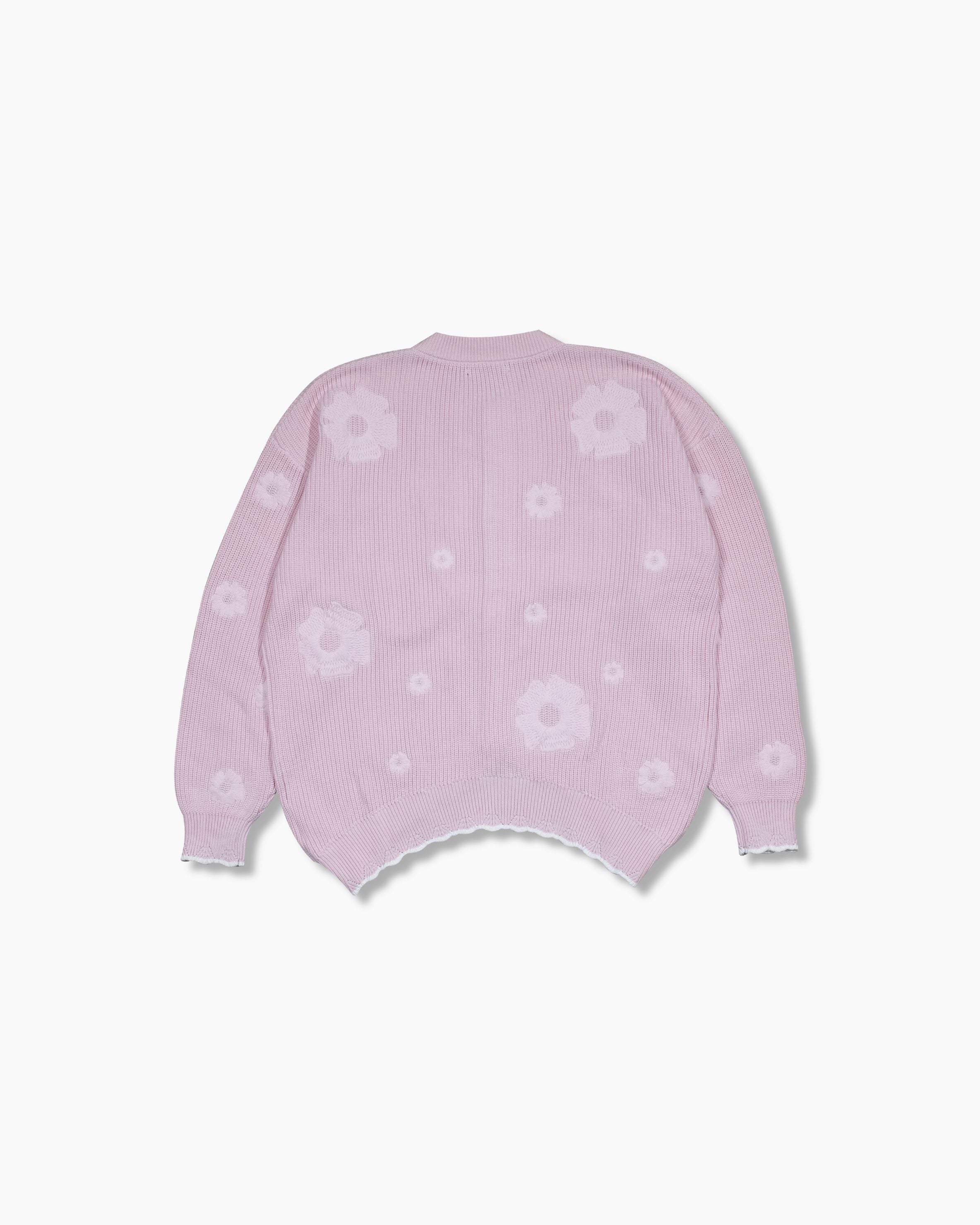 Knitted Cardigan - Pink