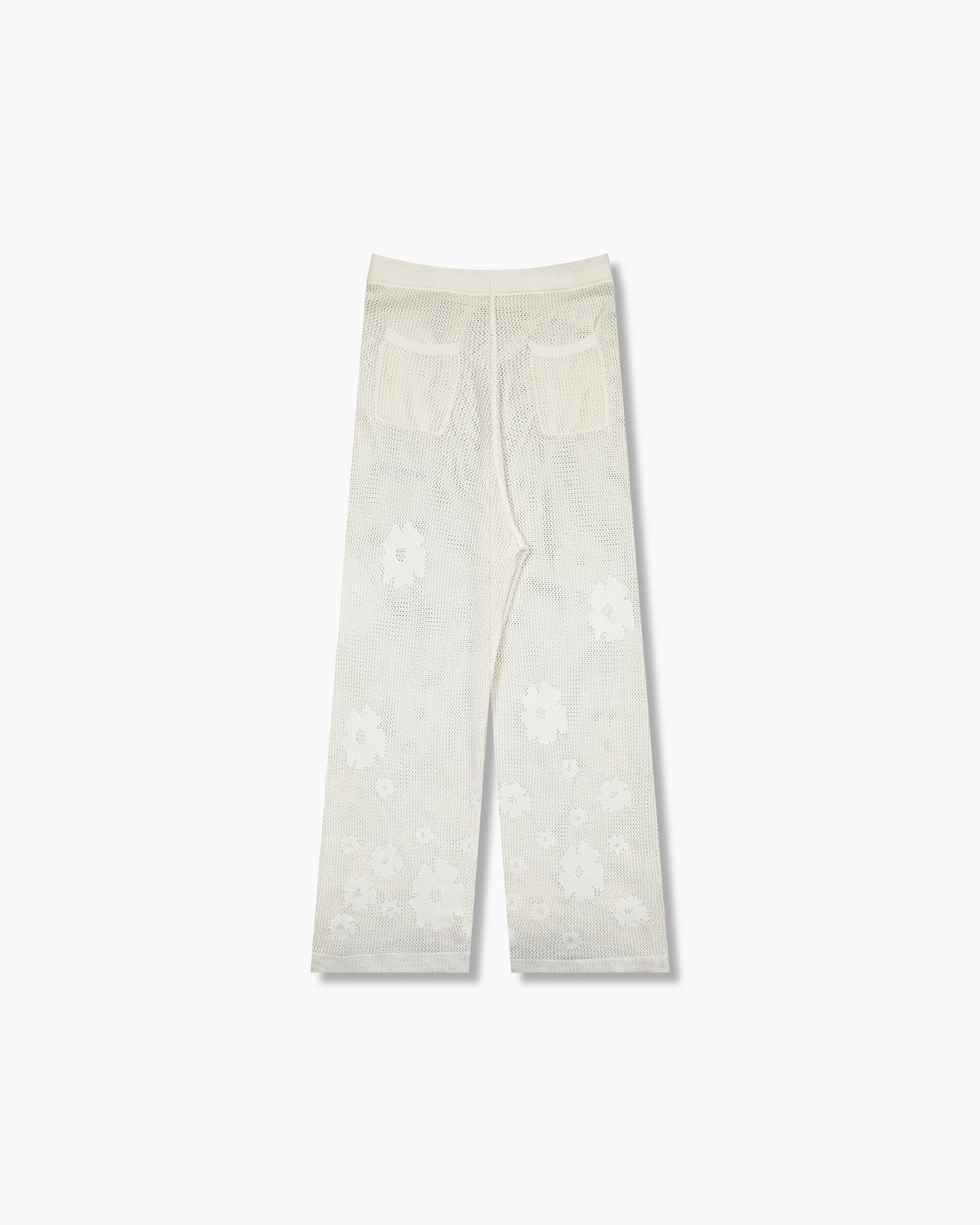 Hollow Out Pants - Off White