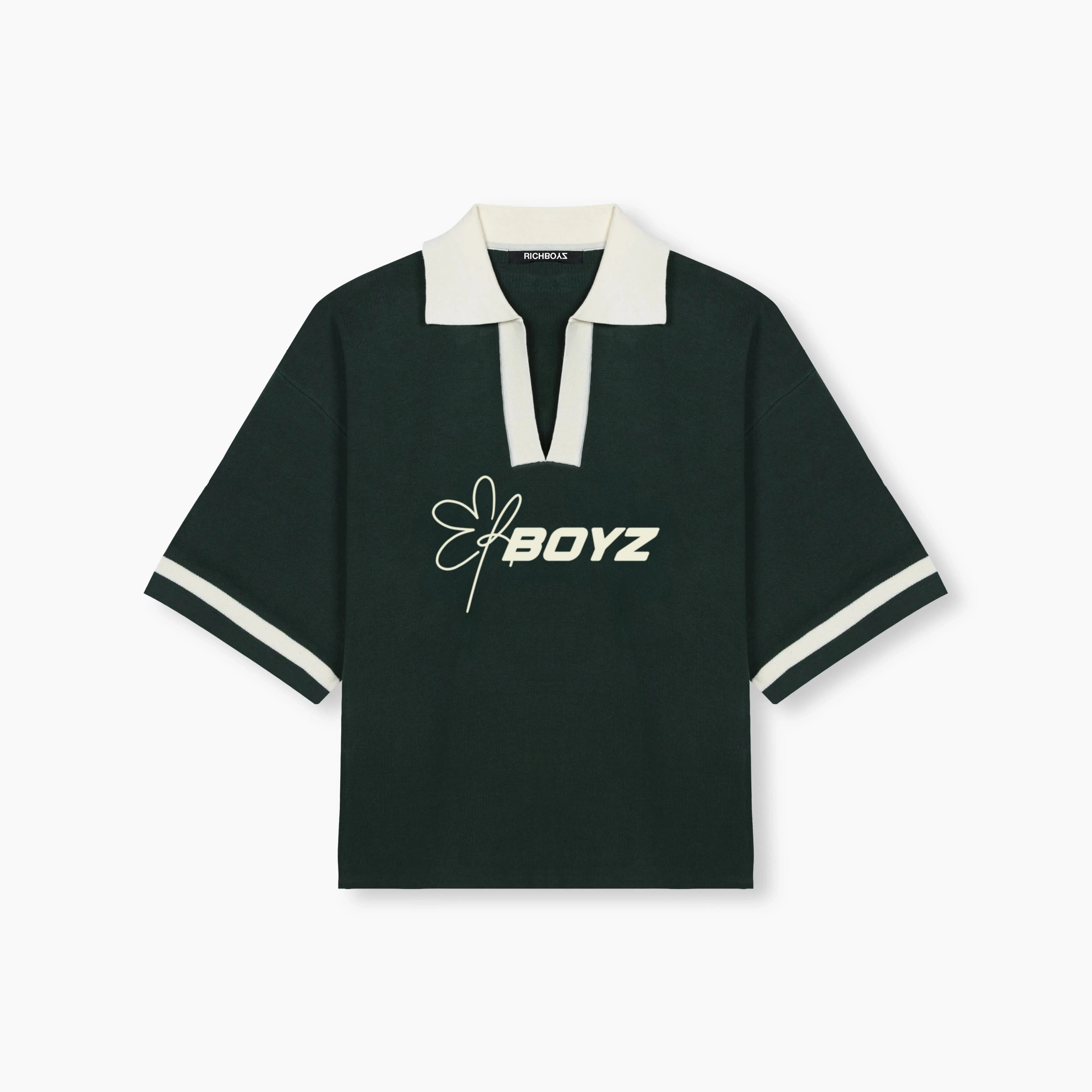Knitted Polo - Leaf