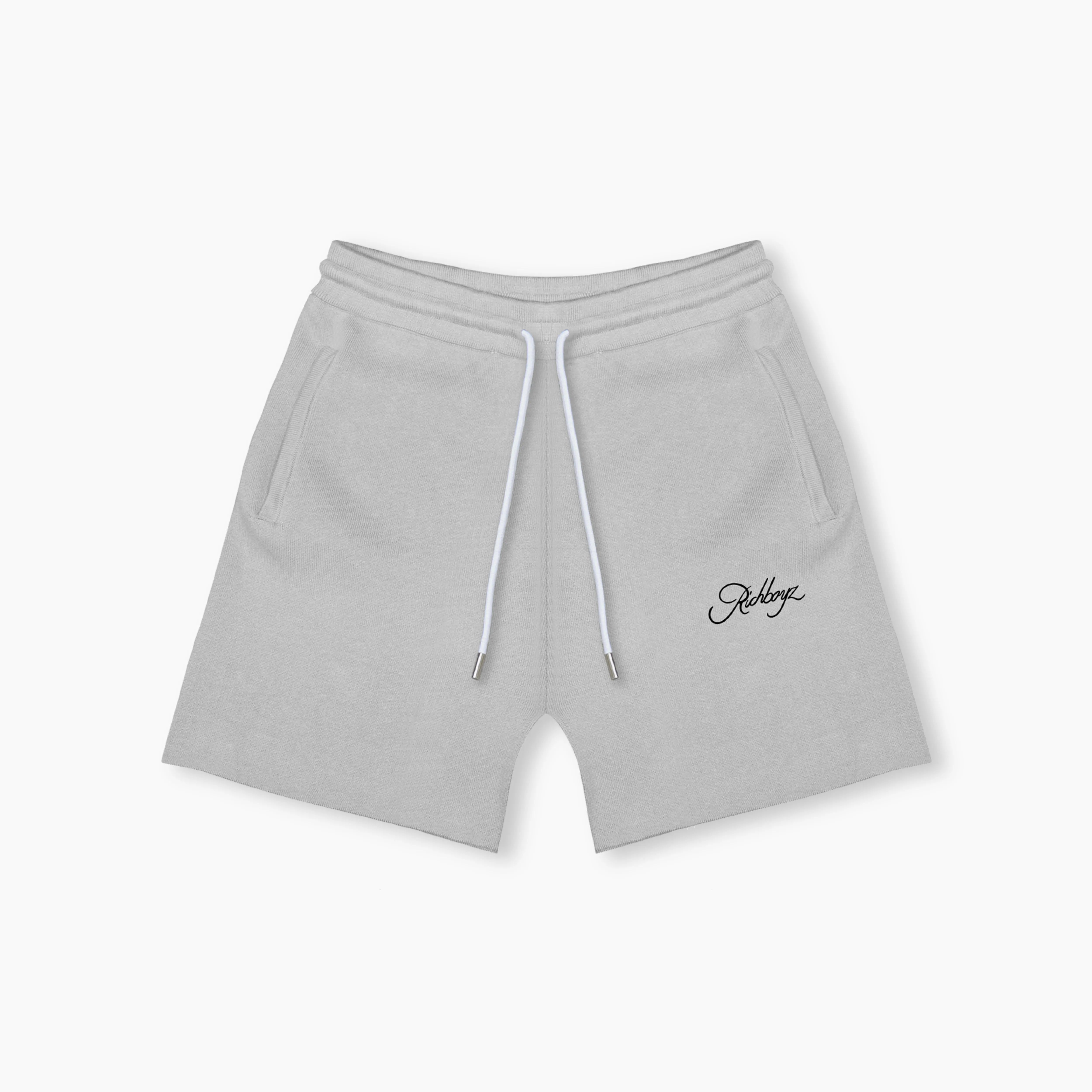 Knitted Shorts - Pebble