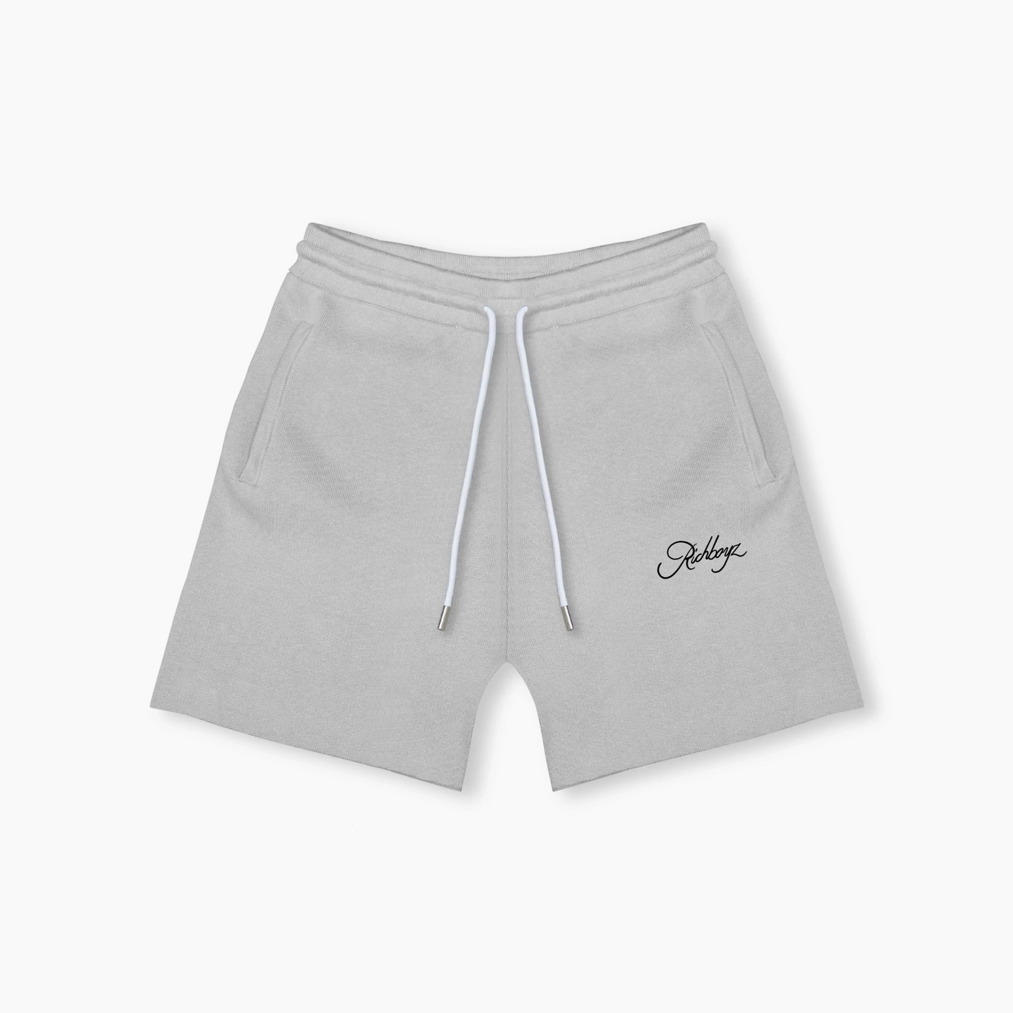 Knitted Shorts - Pebble
