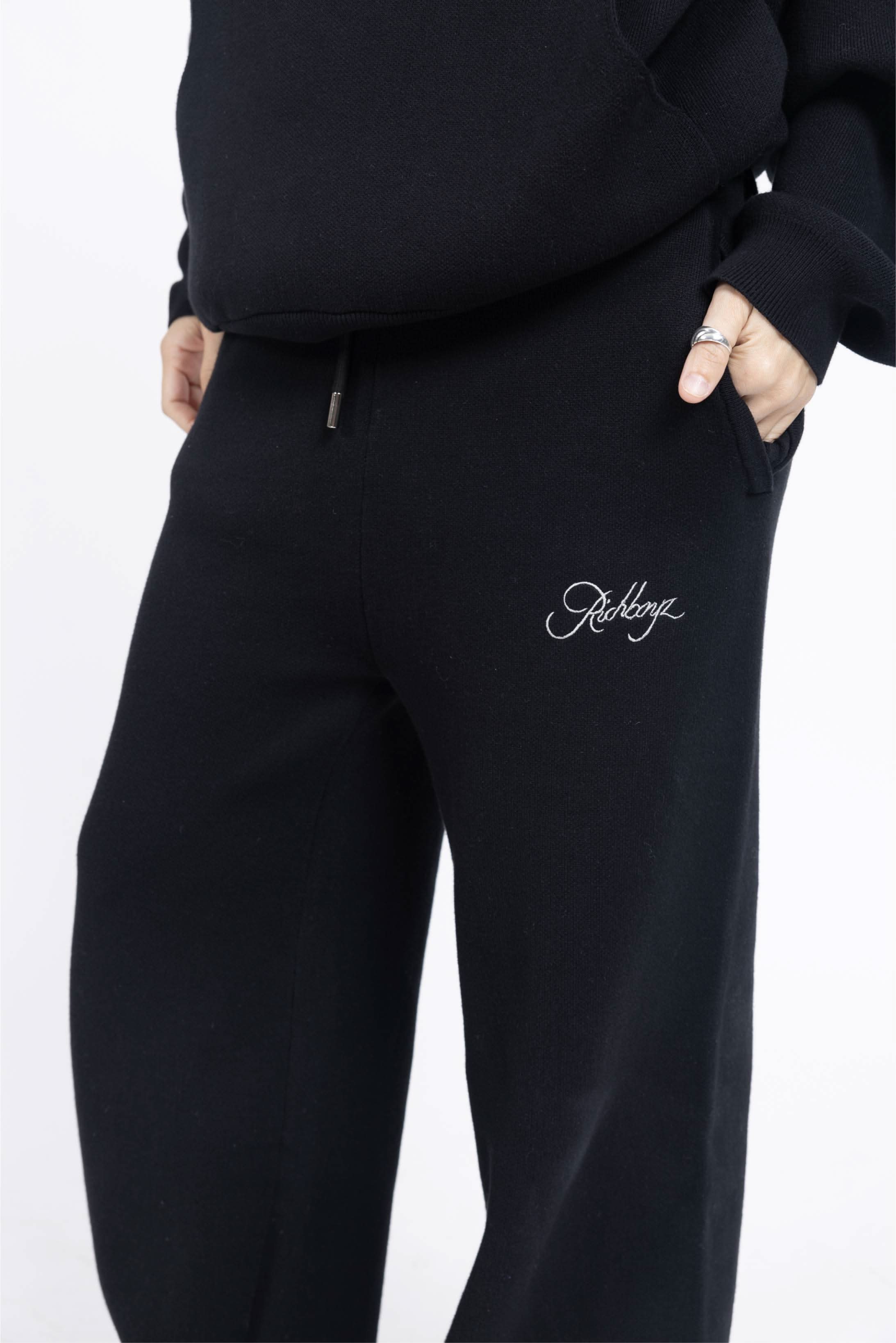Knitted Pants - Obsidian