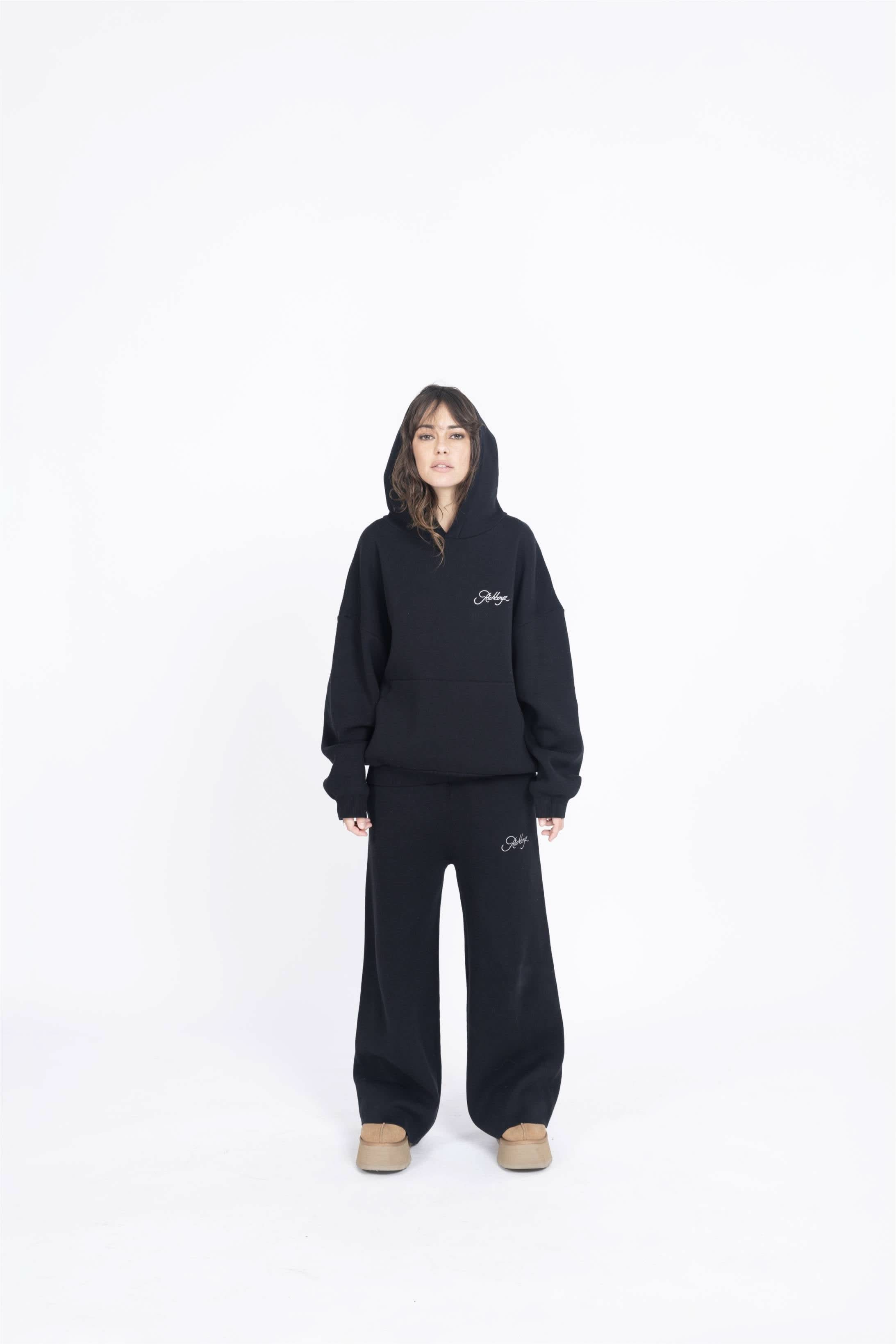 Knitted Pants - Obsidian