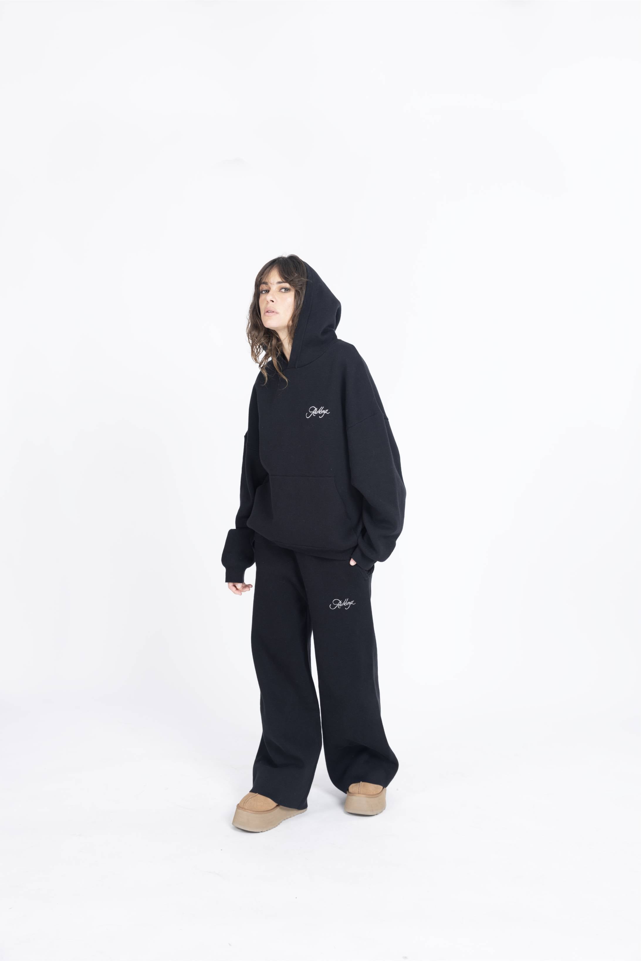 Knitted Pants - Obsidian