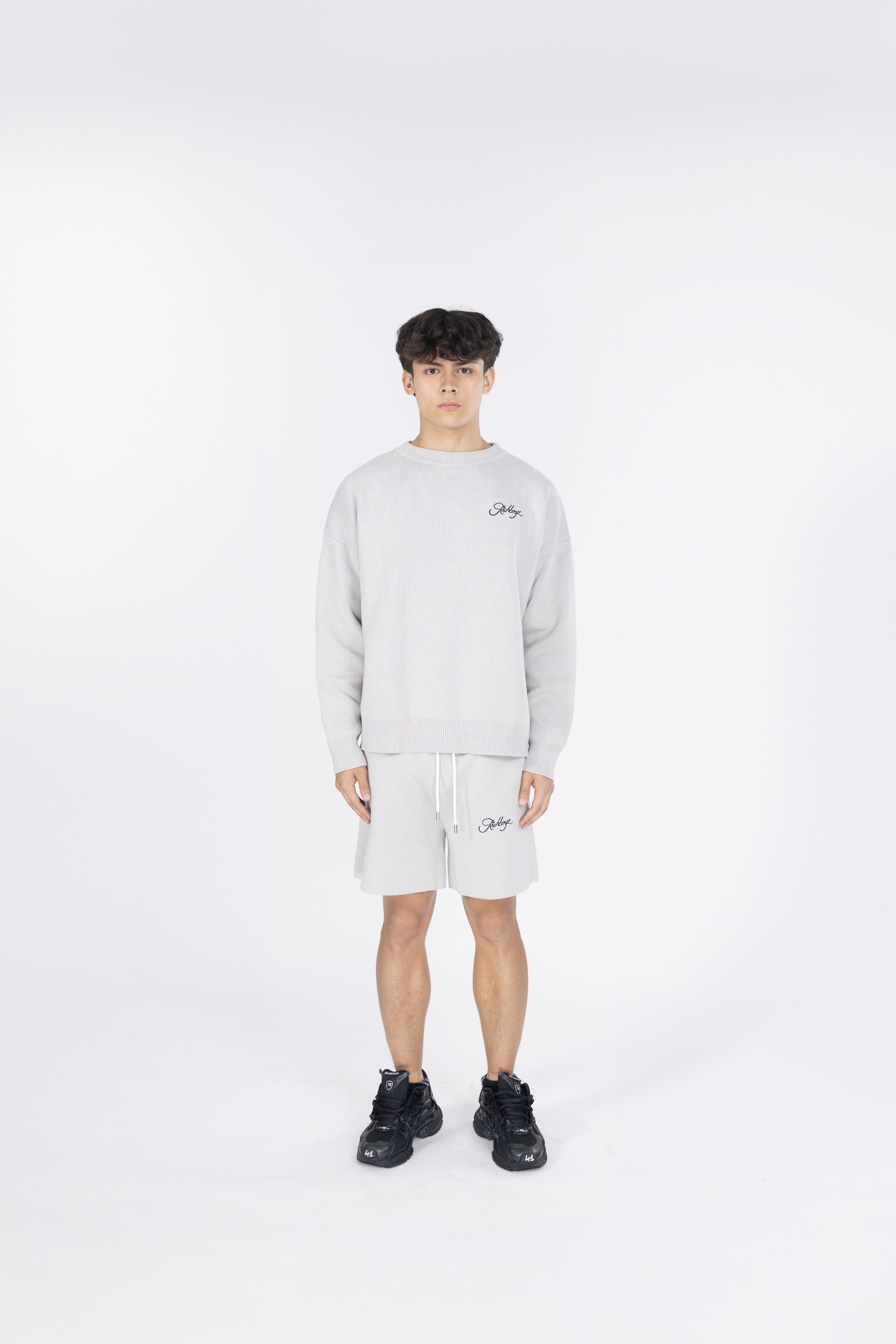 Knitted Sweater - Pebble