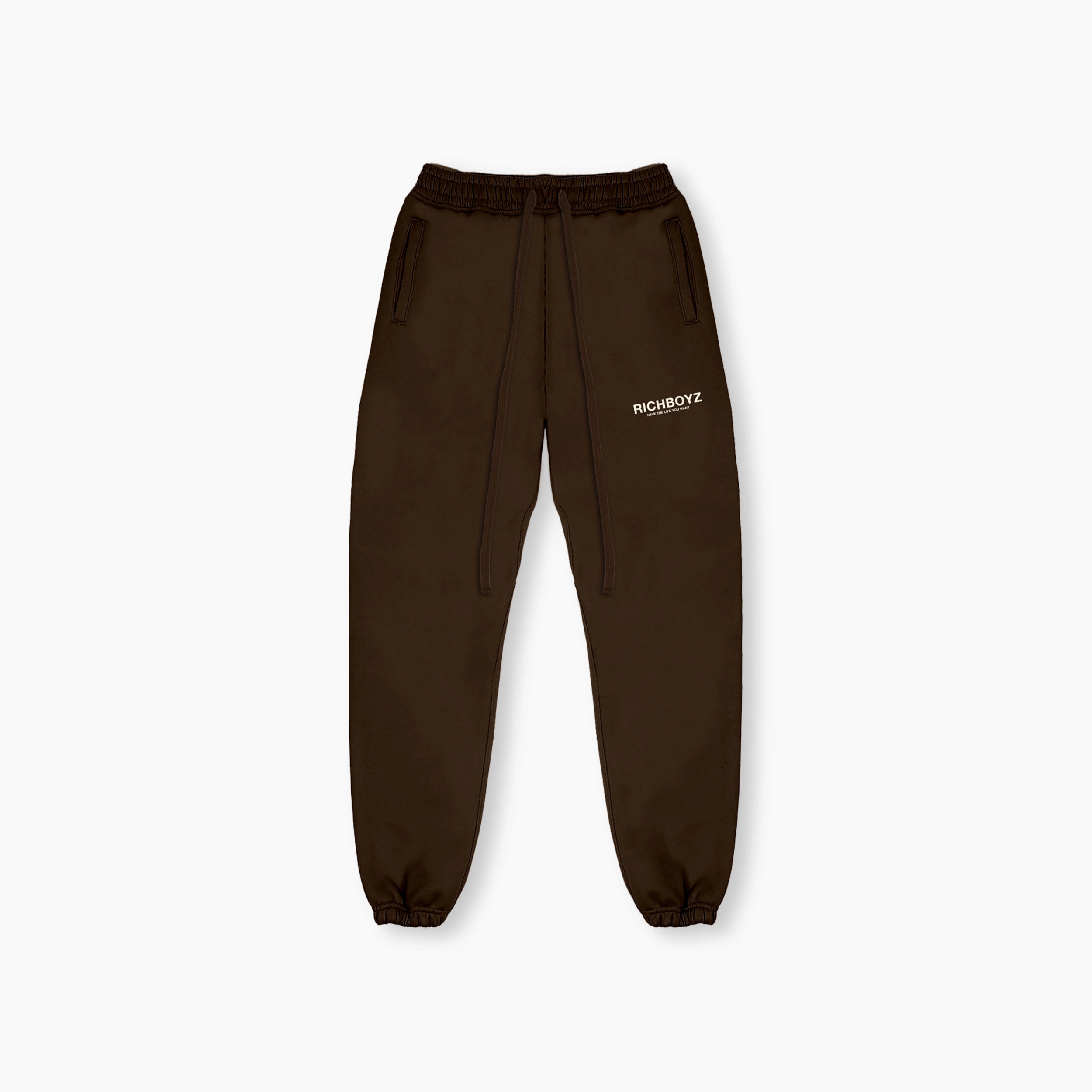 SWEATPANTS - CHOCO BROWN