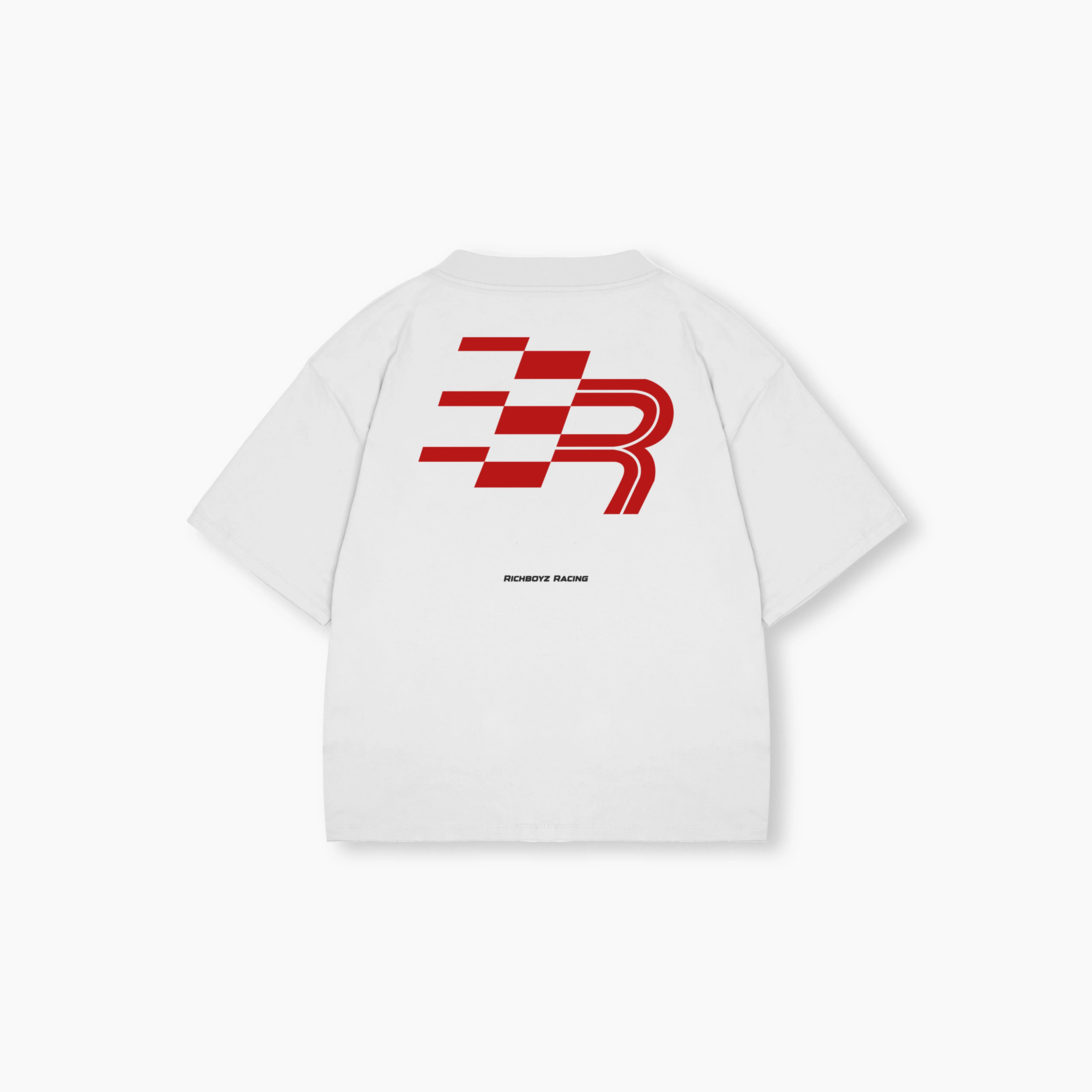 Premium Box Tee - Grid White