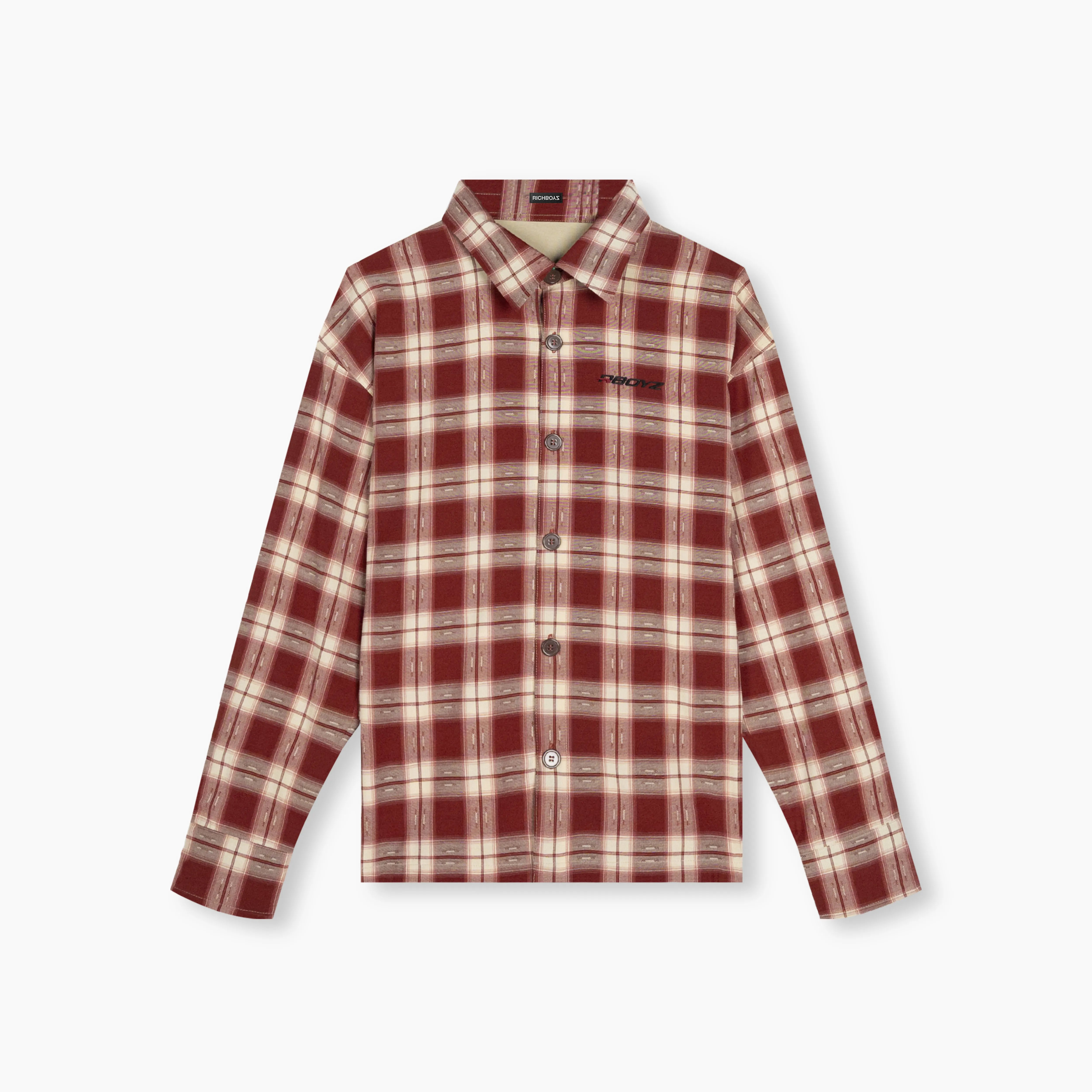 Box Long sleeve Plaid - Red