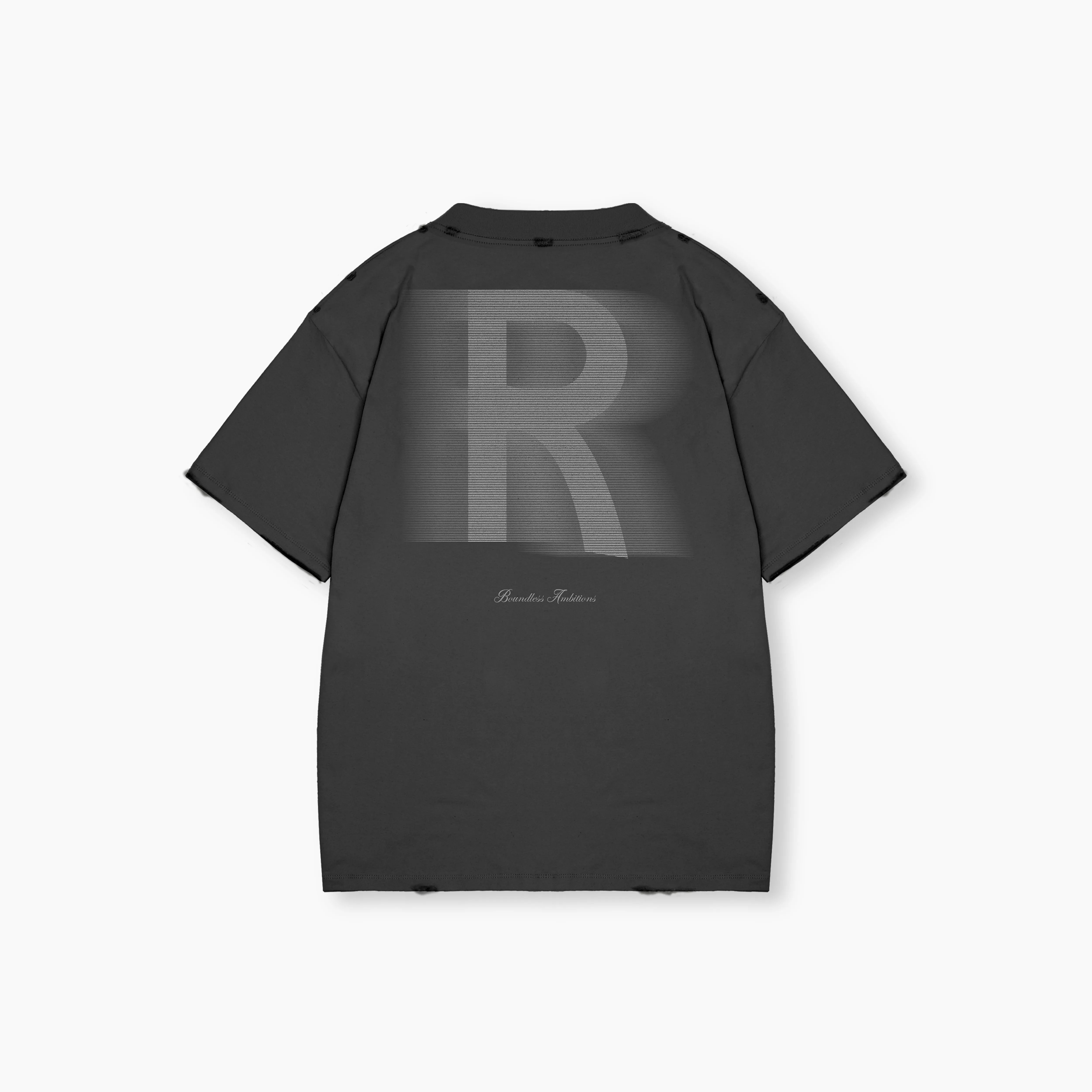 Relaxed Drop Shoulder Tee - Asphalt