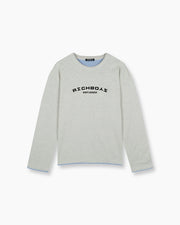 Raw Edge Long Sleeve - Lagoon