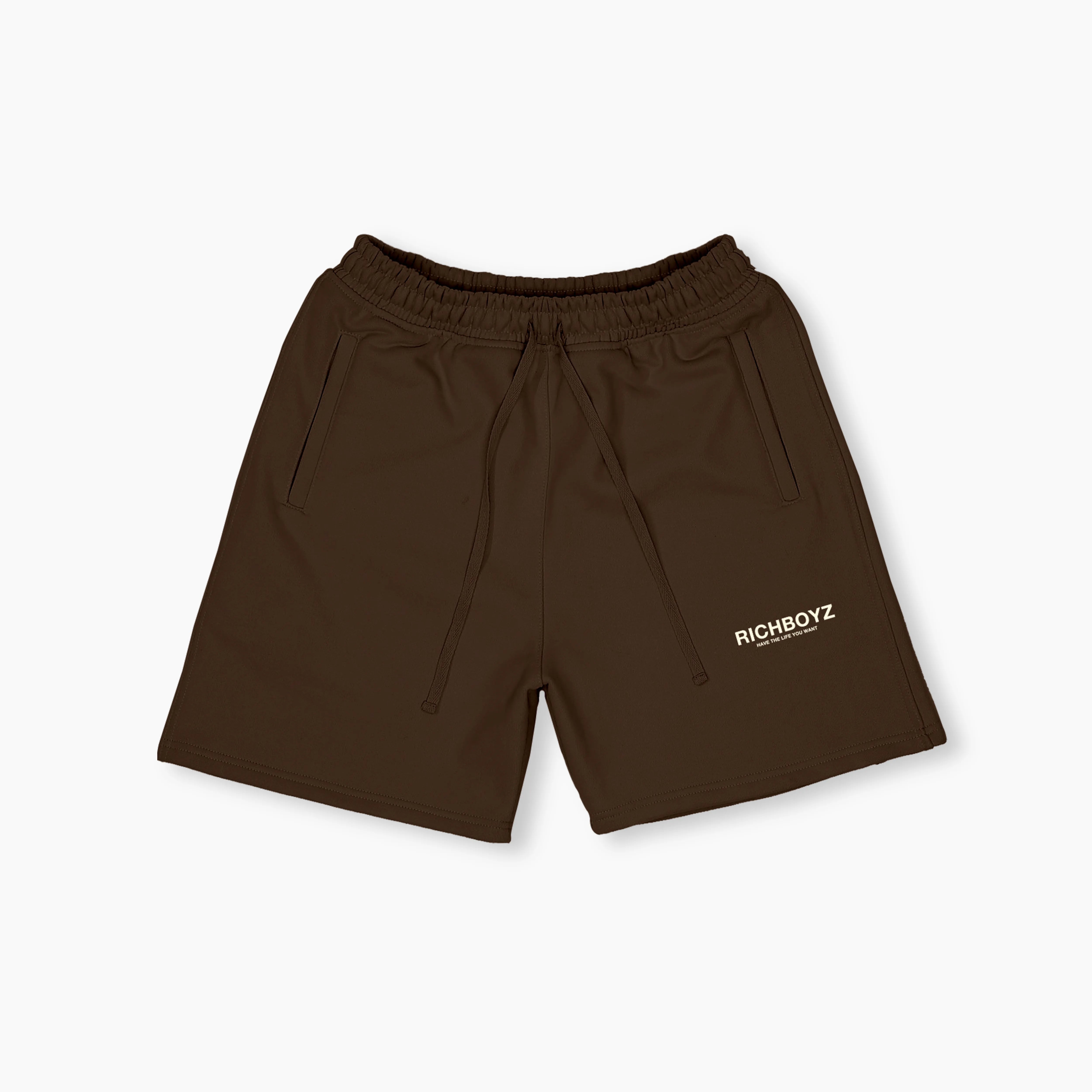 SWEATSHORTS - CHOCO BROWN