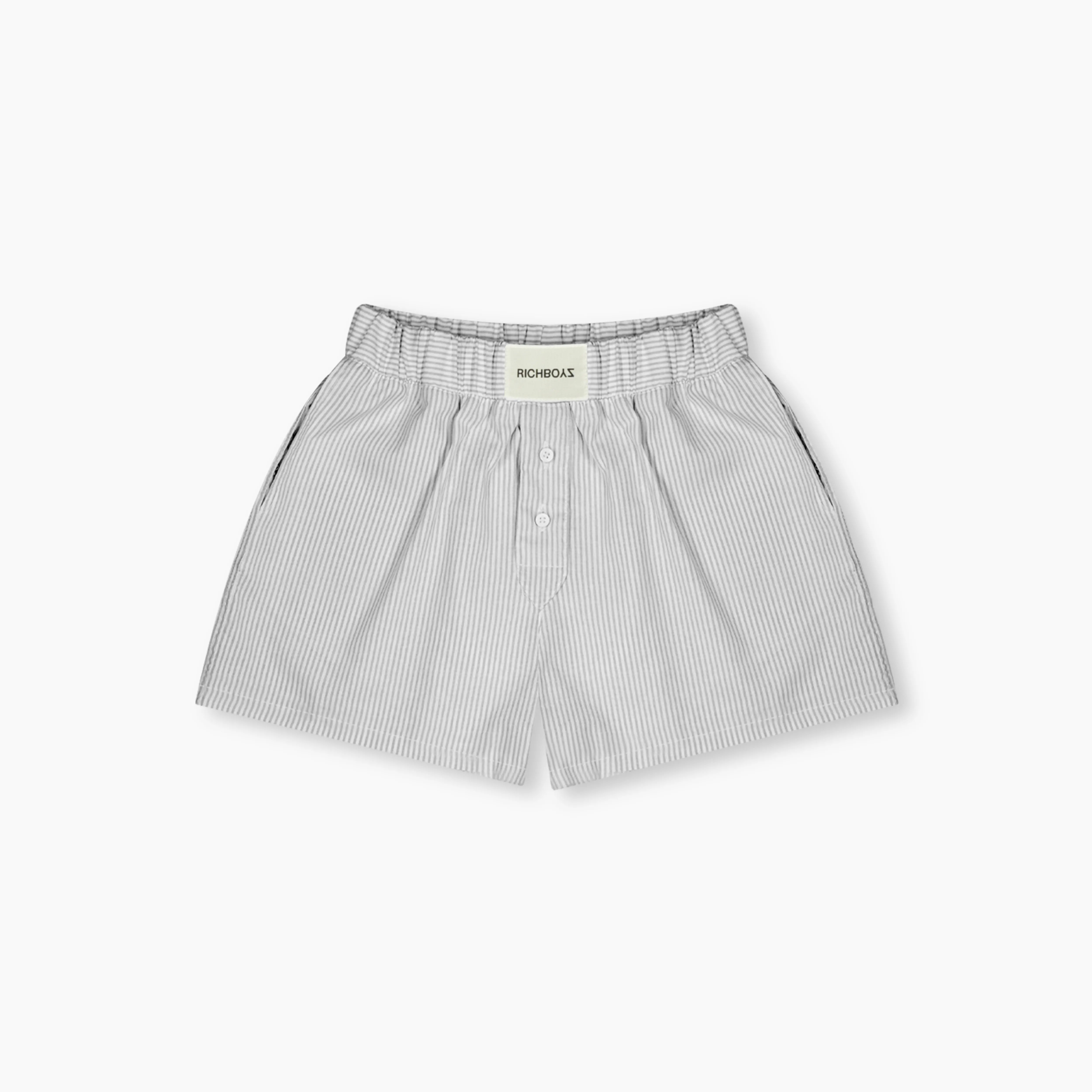 Stripe Boxers - Muted Black