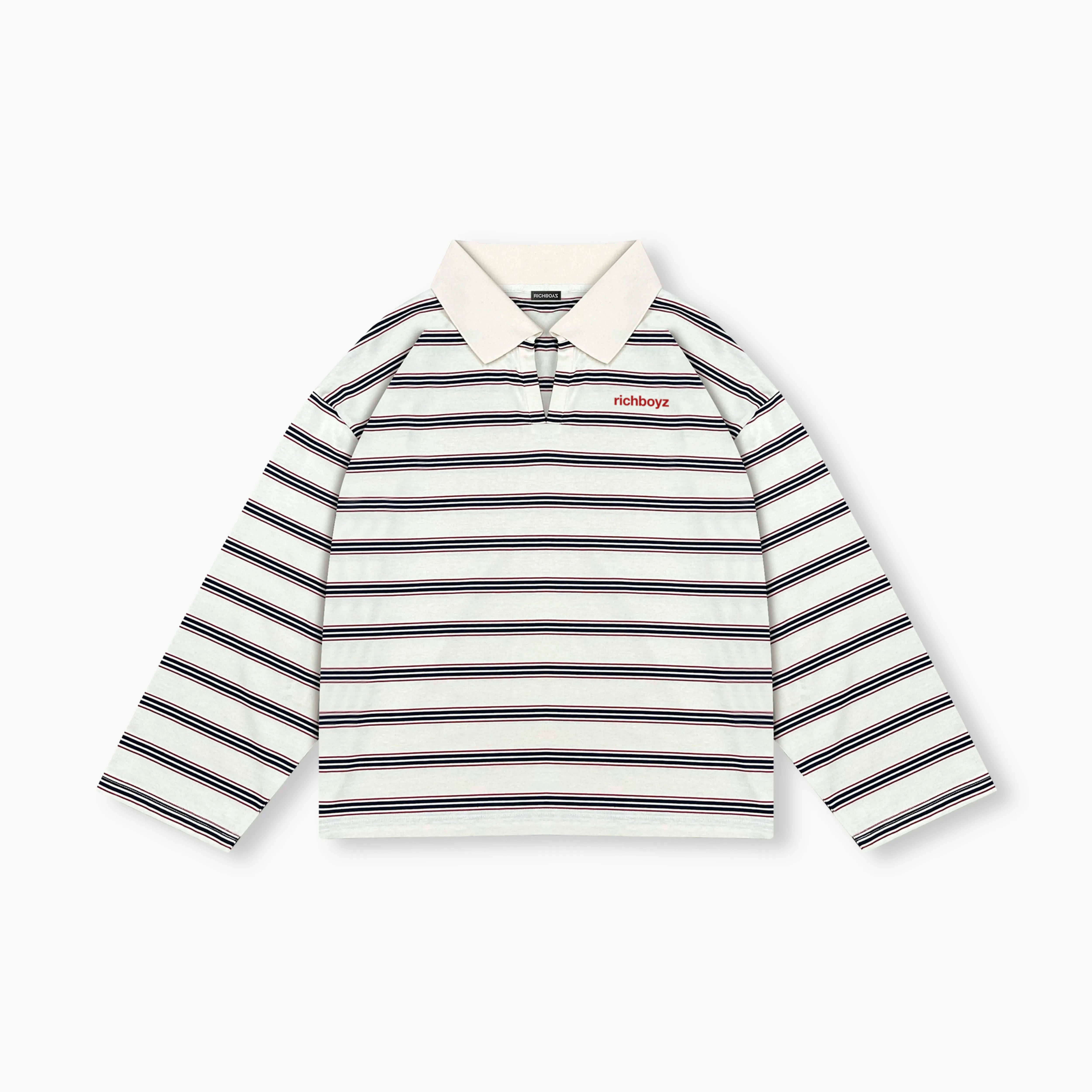 Striped Collared Long sleeves