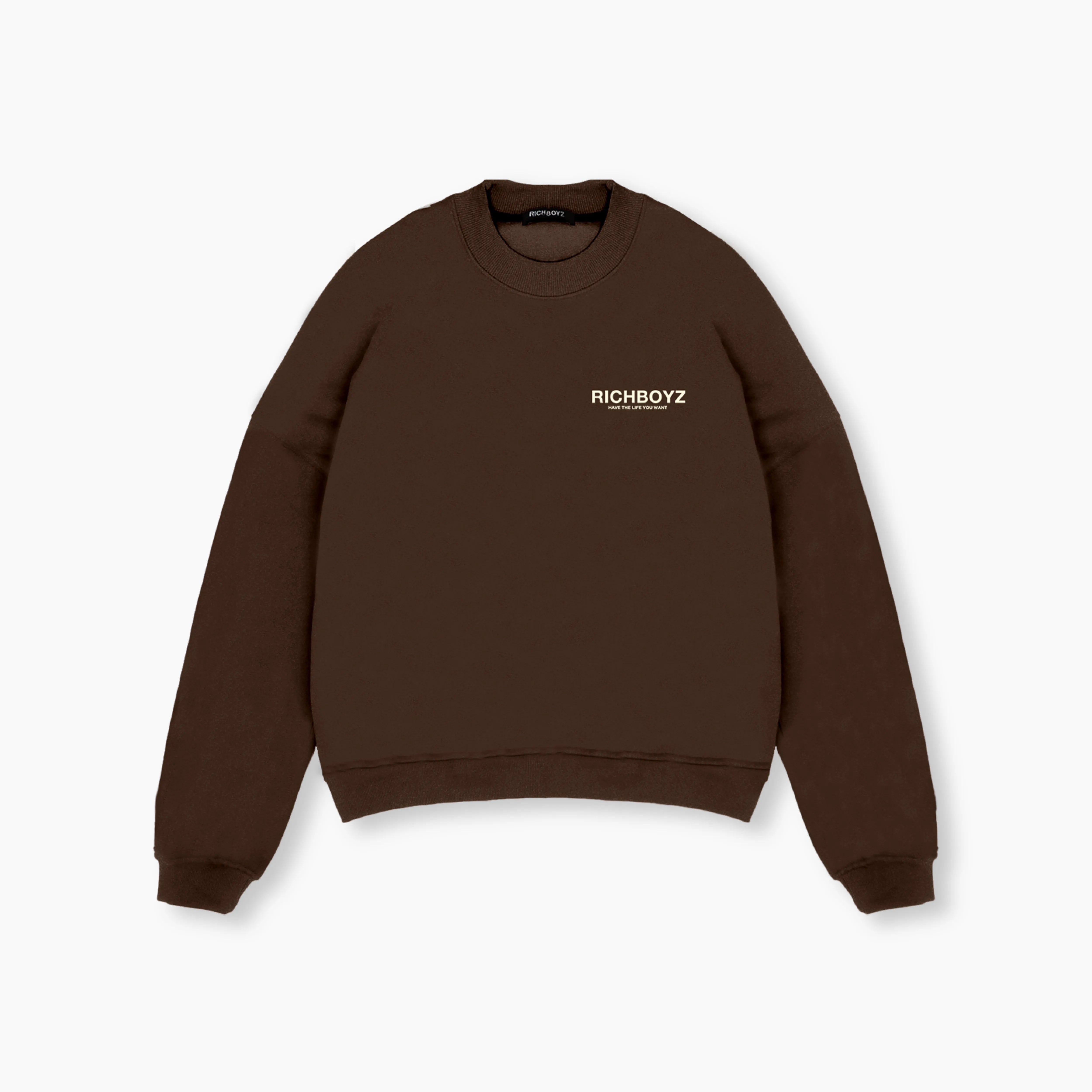 SWEATSHIRT - CHOCO BROWN