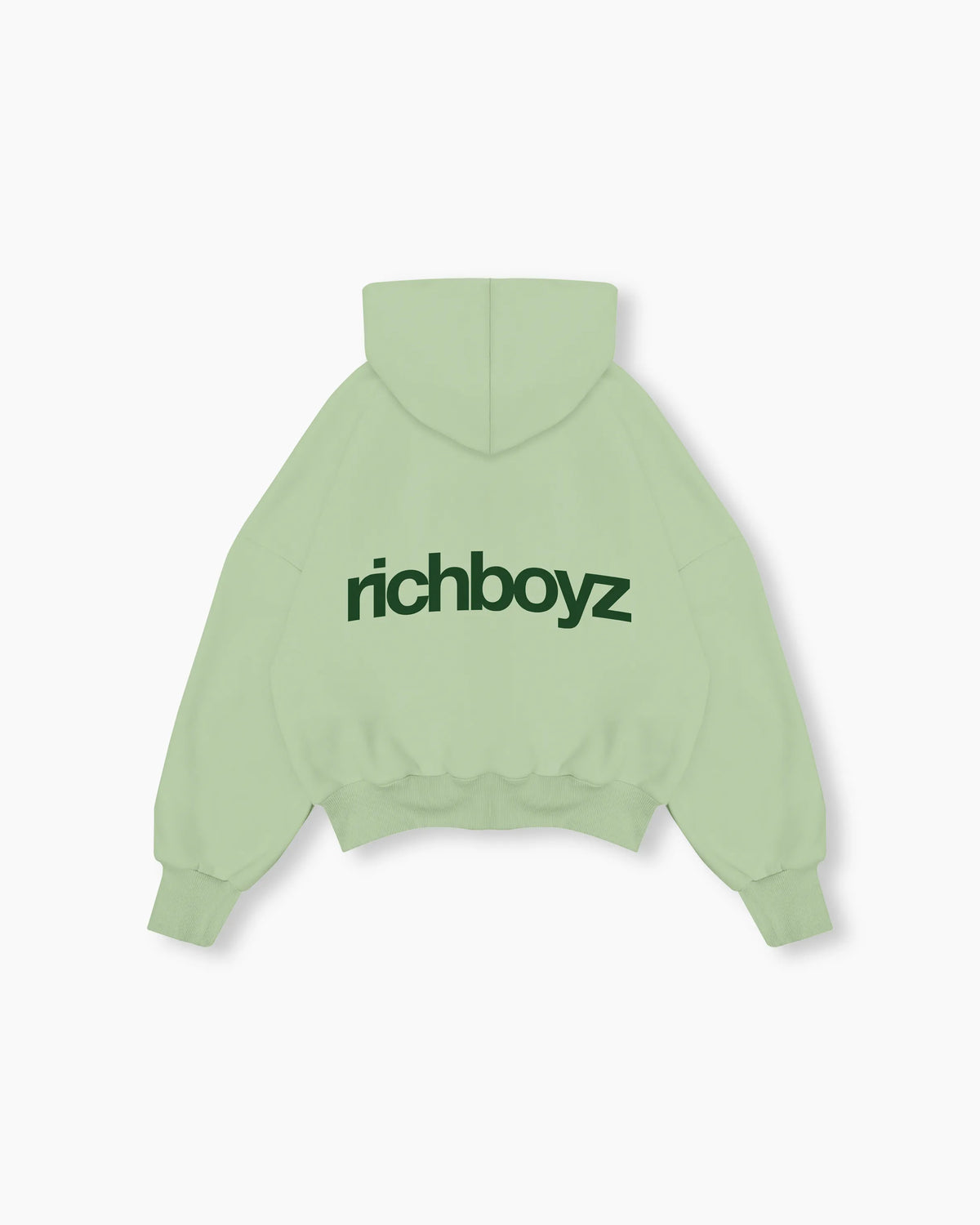 Double Zip Box Hoodie V2 - Matcha