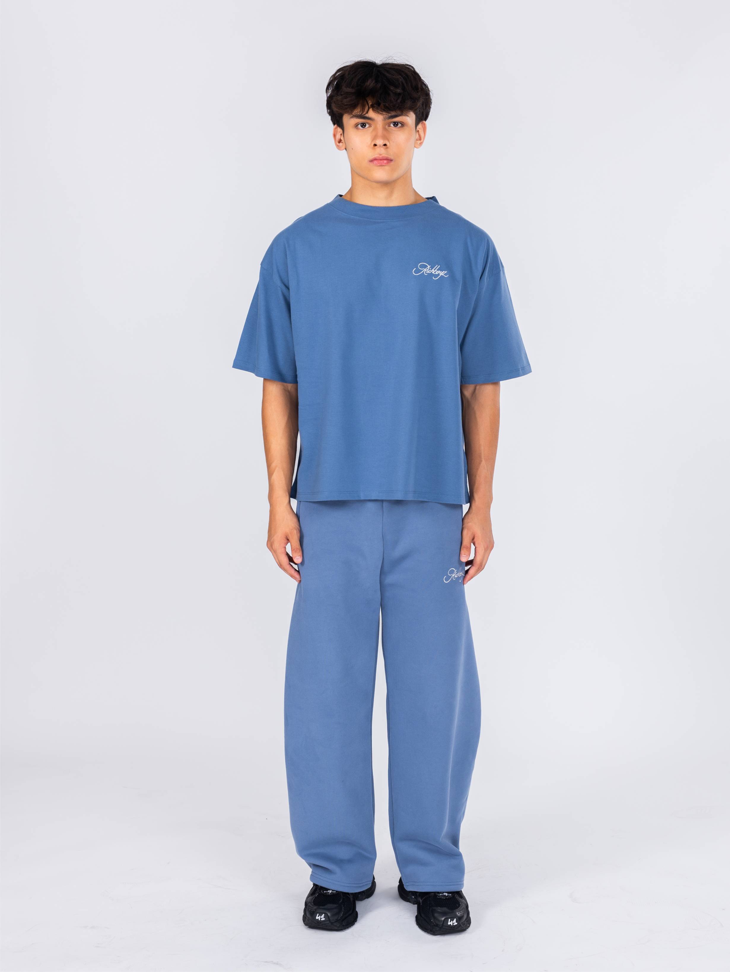 Box Tee - Dull Blue