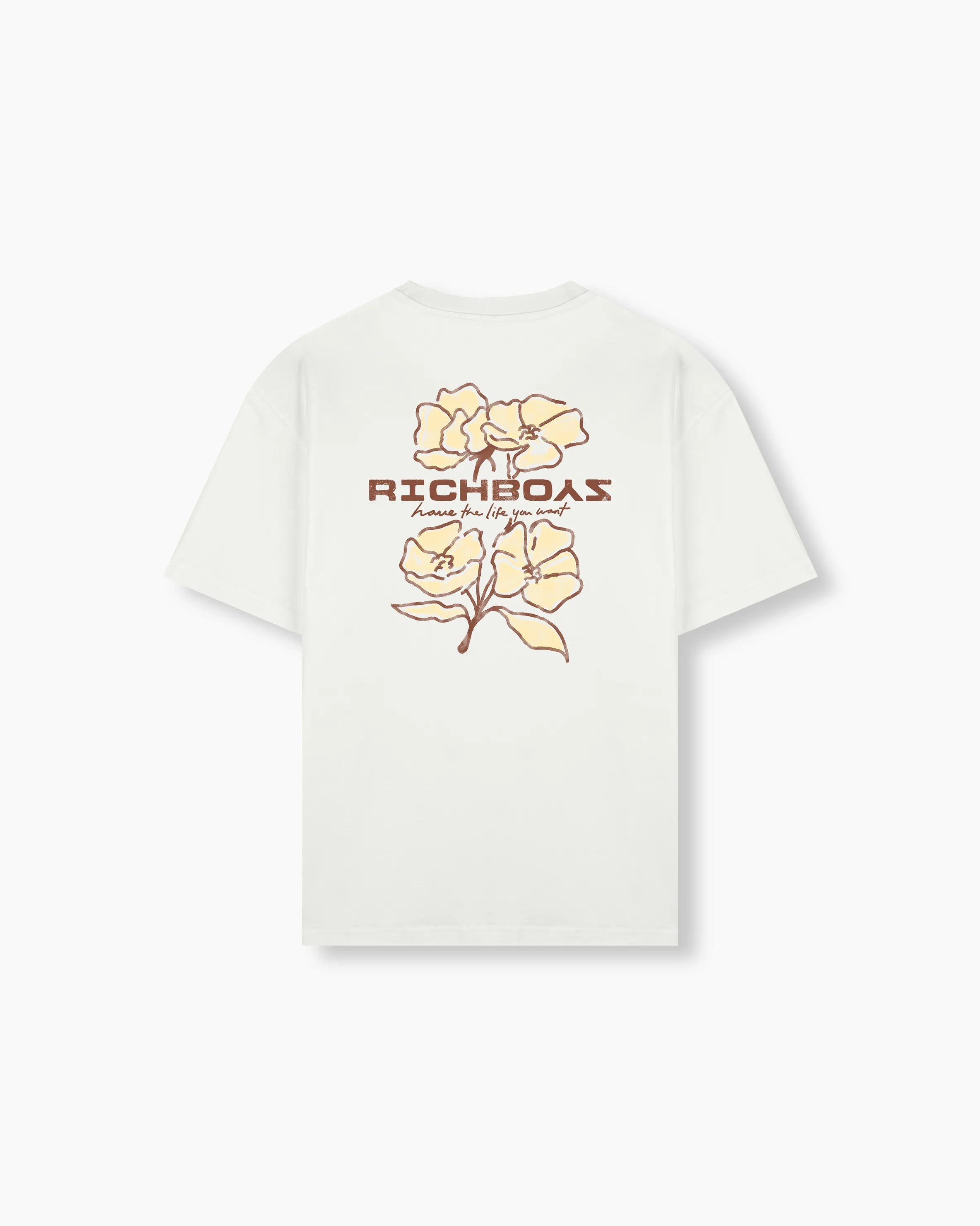 Daily Tee - White Flower