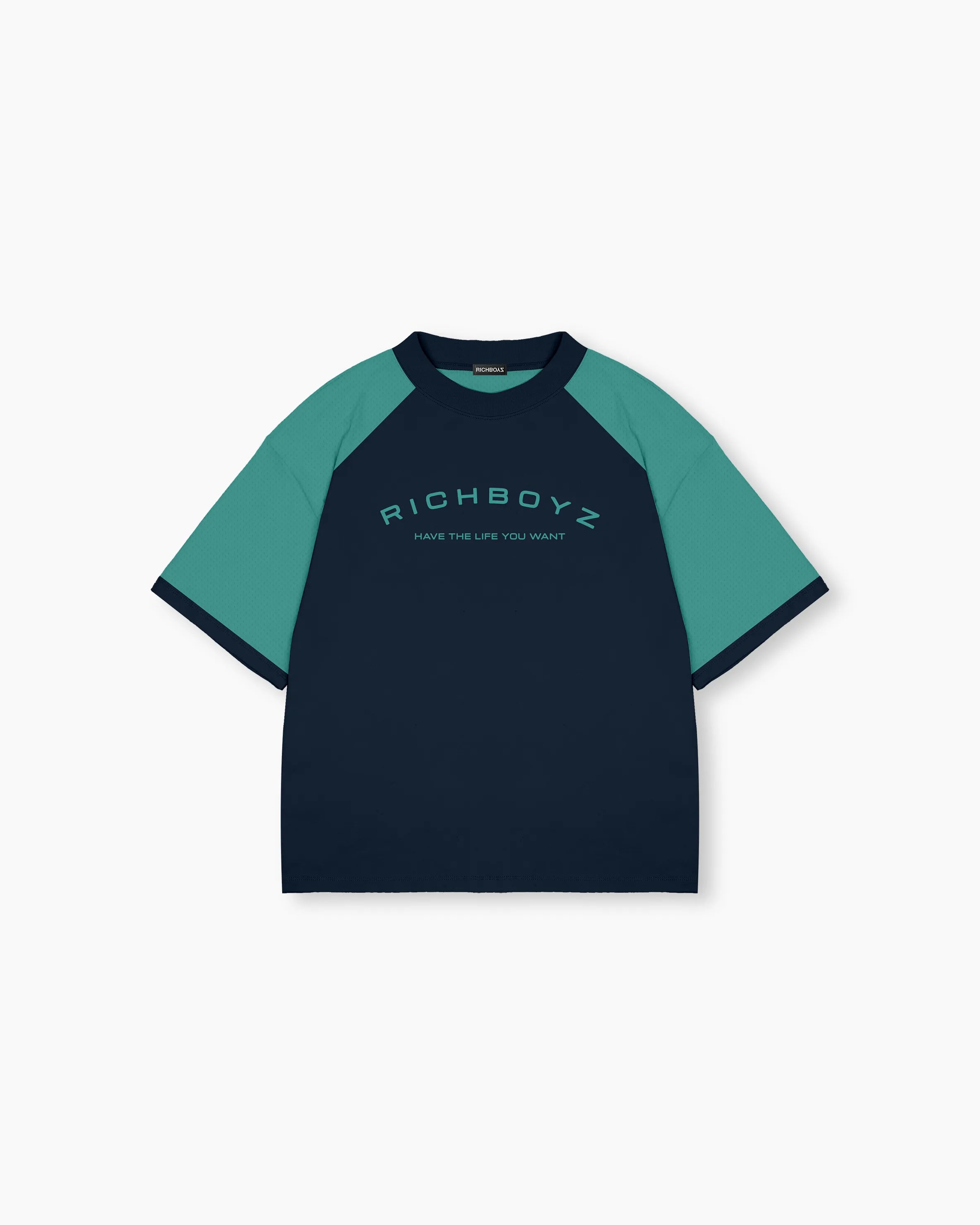 Raglan Tee - Denim Blue