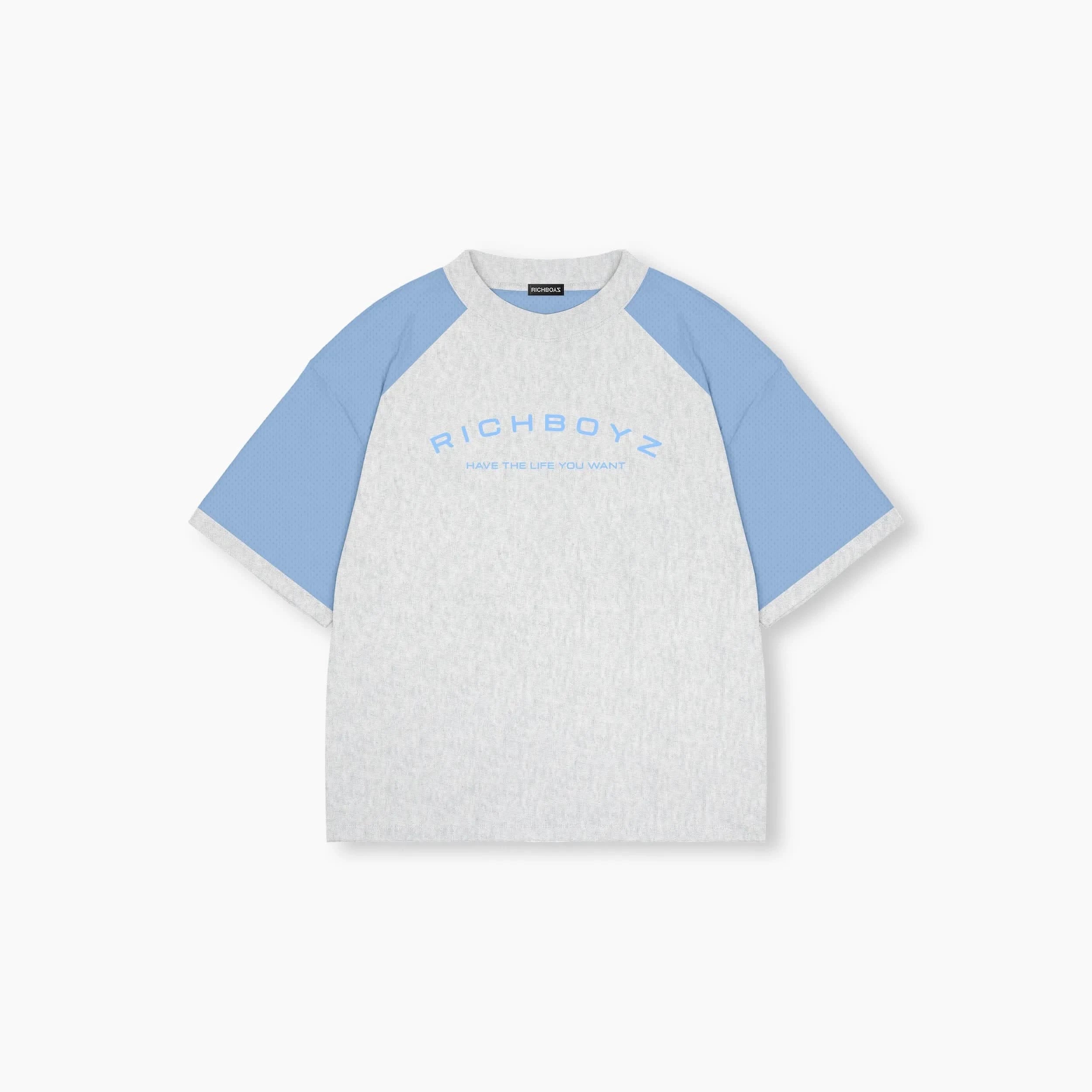 Raglan Tee - Heather Gray