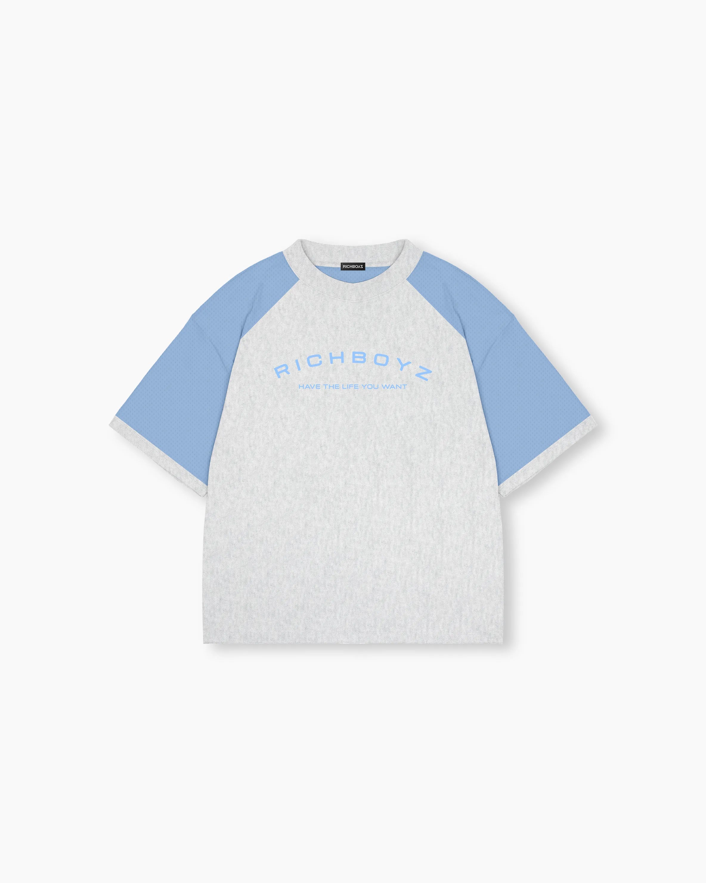 Raglan Tee - Heather Gray