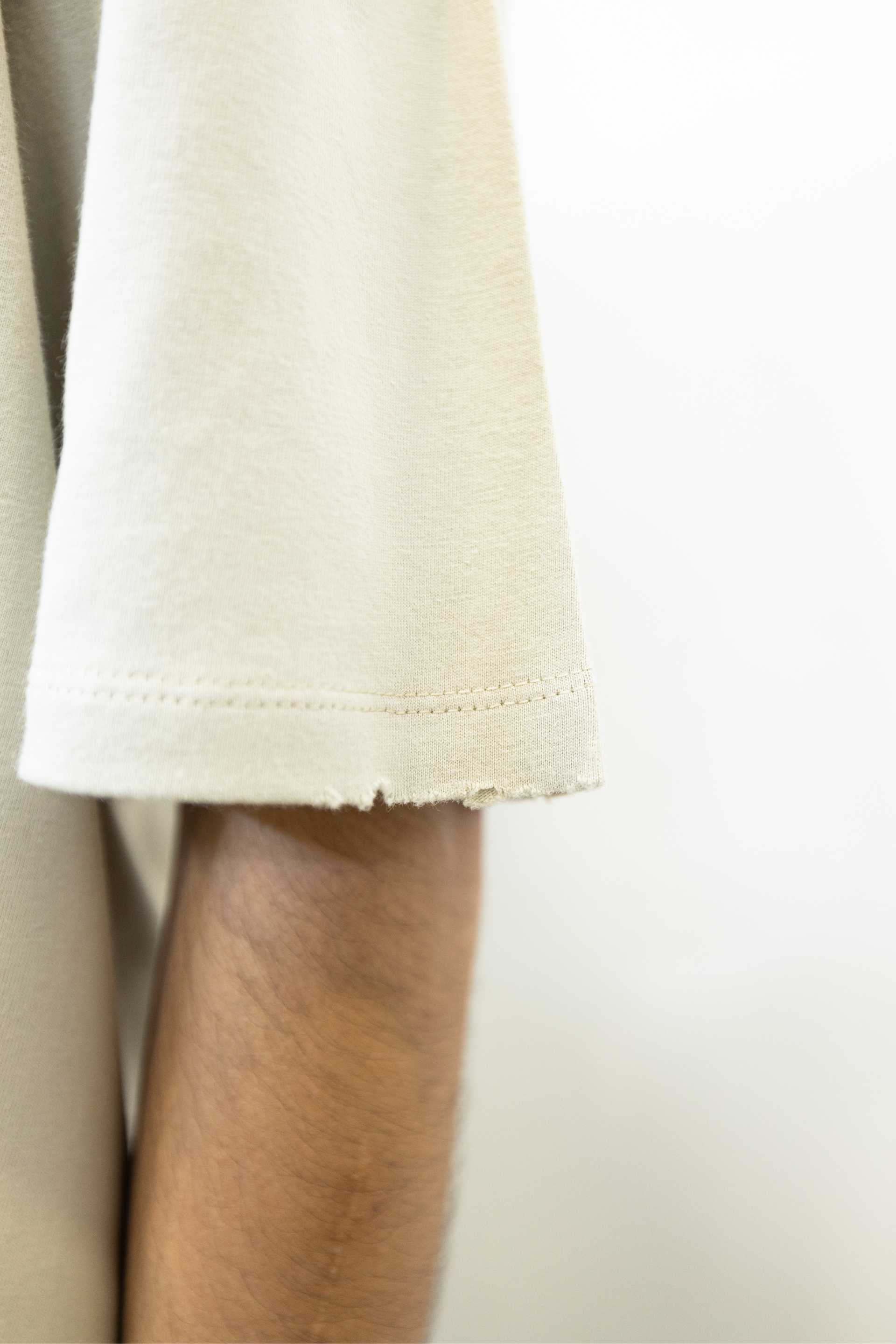 Relaxed Drop Shoulder Tee - Dune