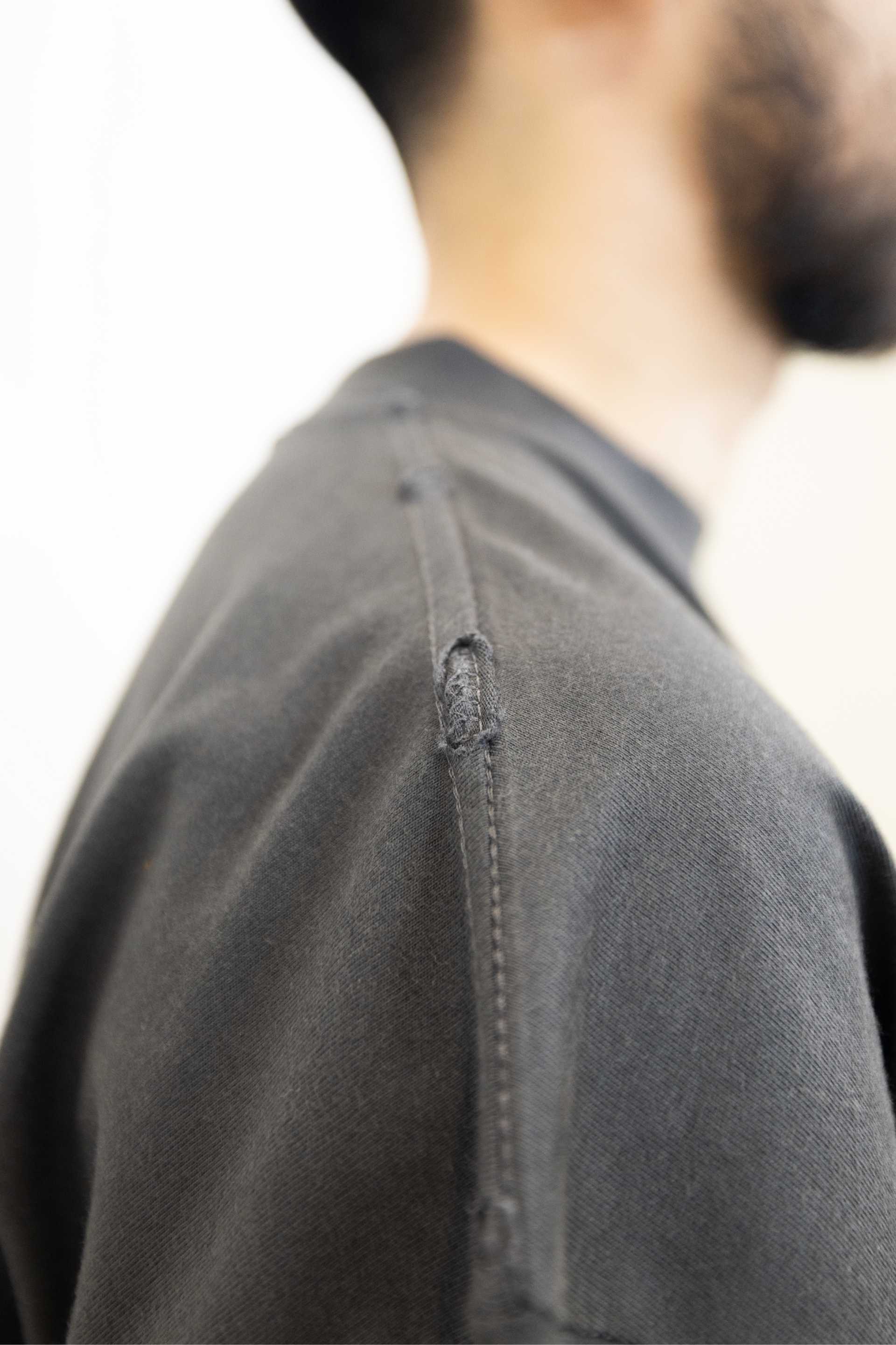 Relaxed Drop Shoulder Tee - Asphalt