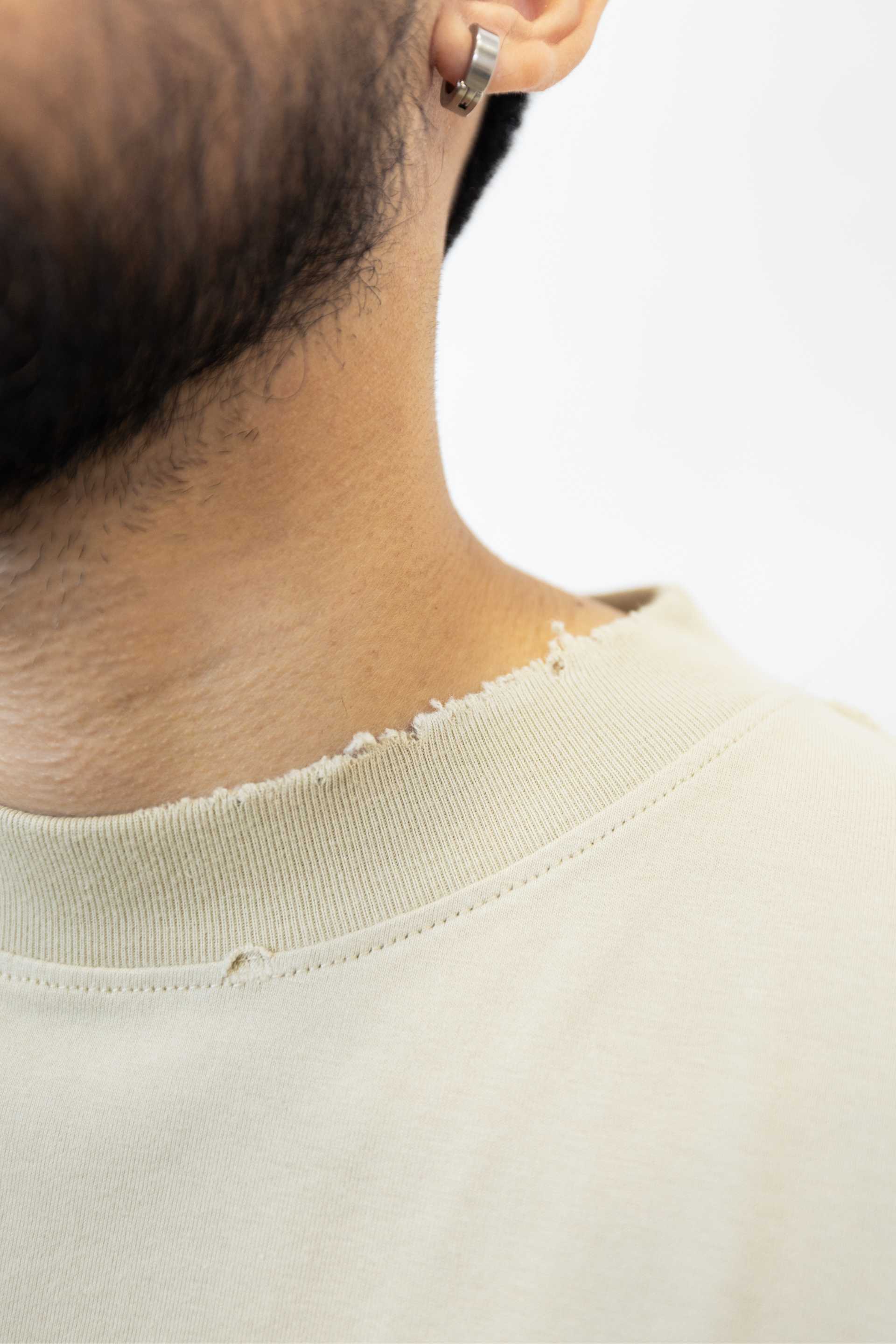 Relaxed Drop Shoulder Tee - Dune