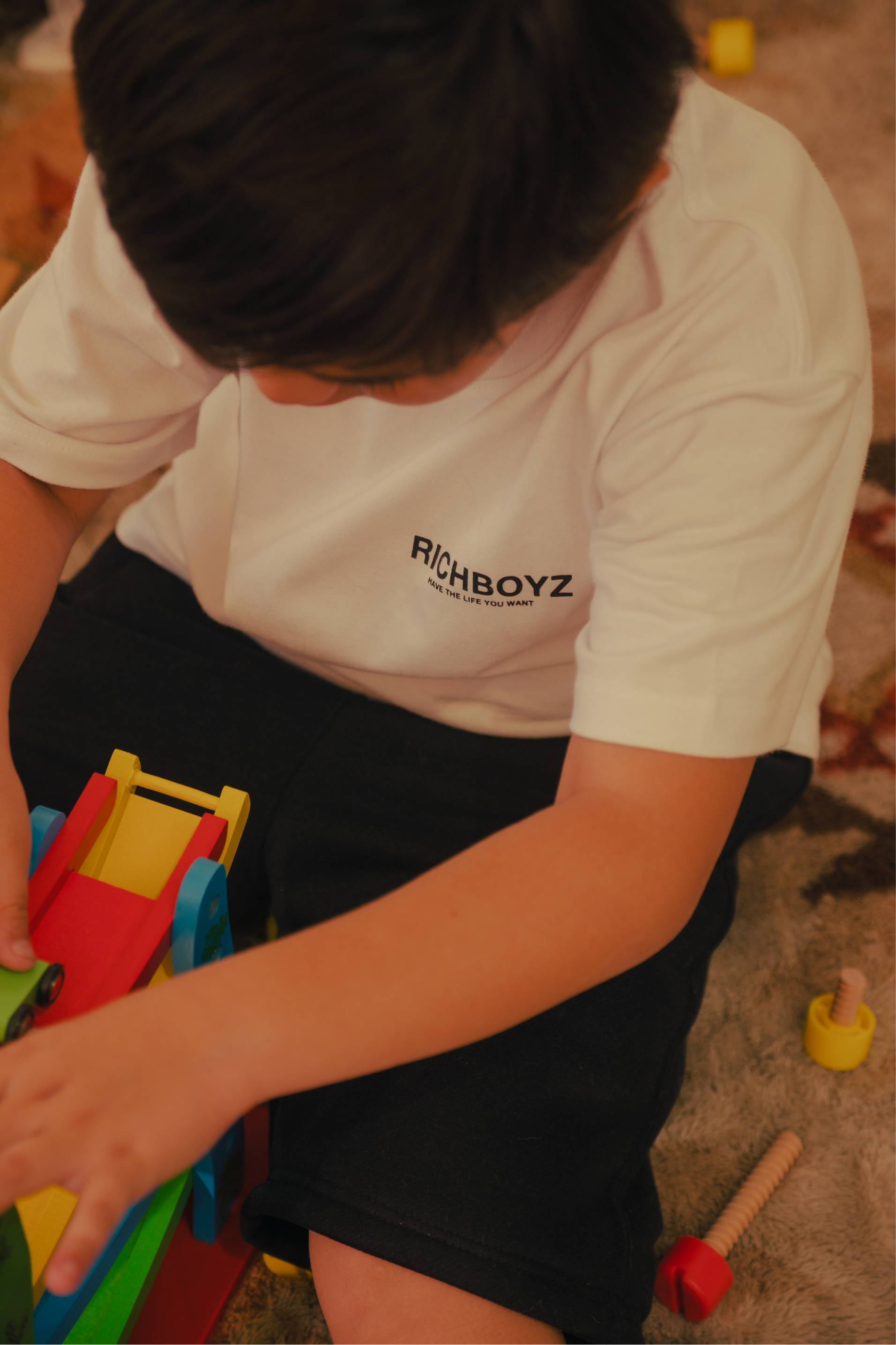 Kidz Relaxed Drop Shoulder Tee - Classic White