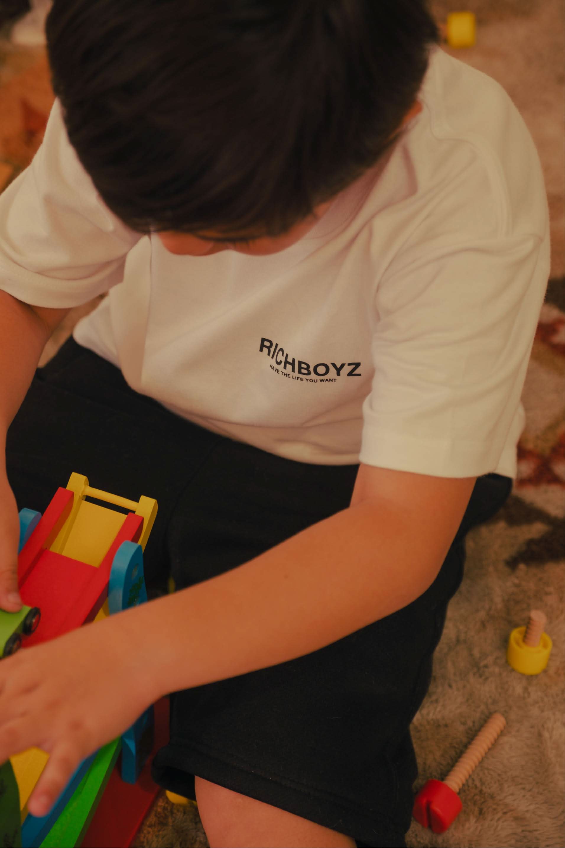 Kidz Relaxed Drop Shoulder Tee - Classic White