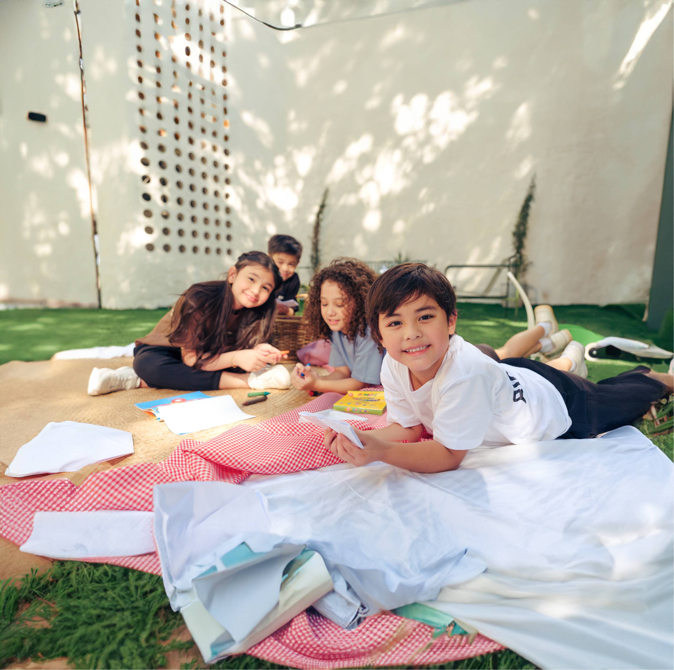 Kidz Relaxed Drop Shoulder Tee - Classic White