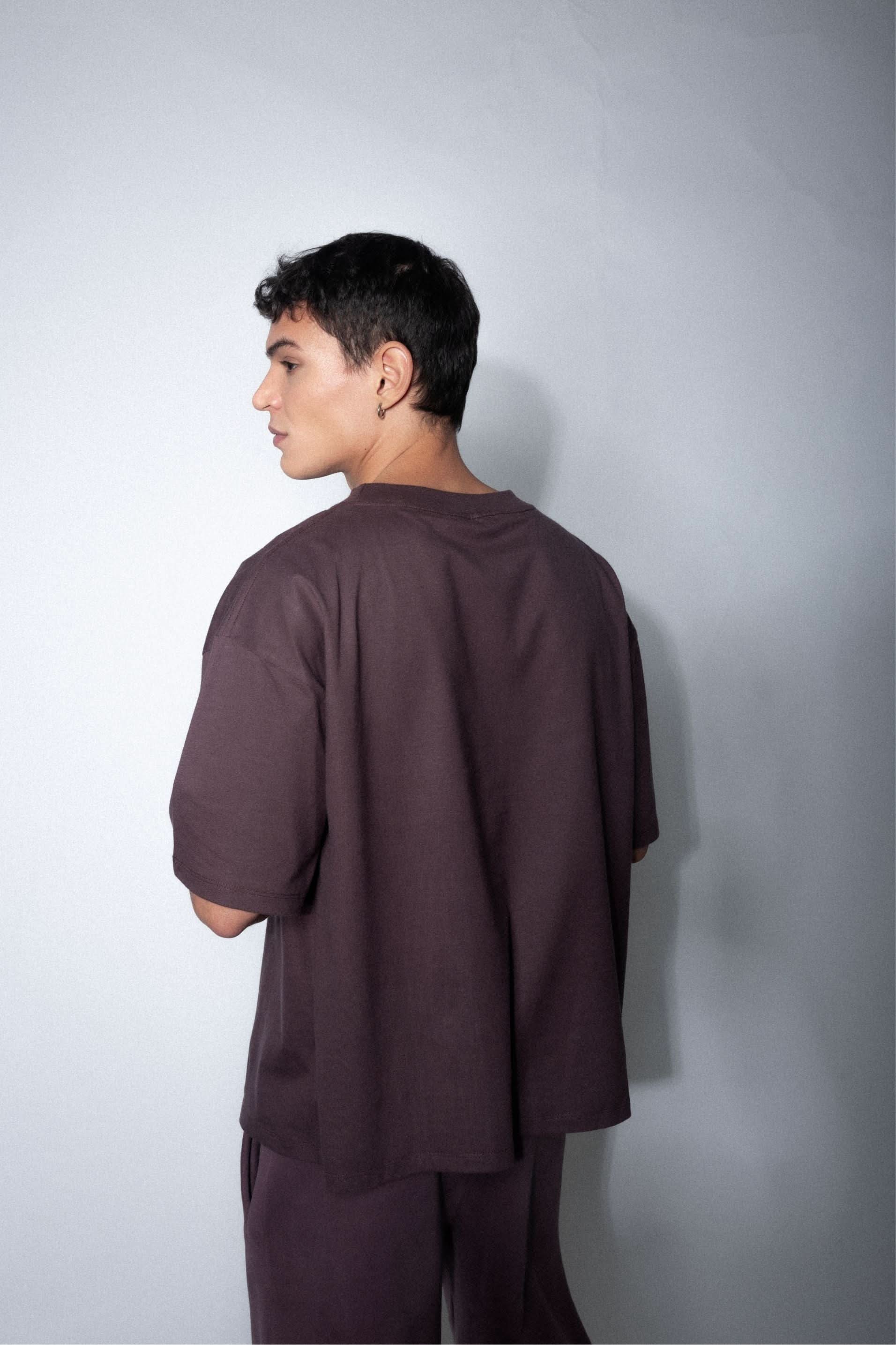 Box Tee - Sangria