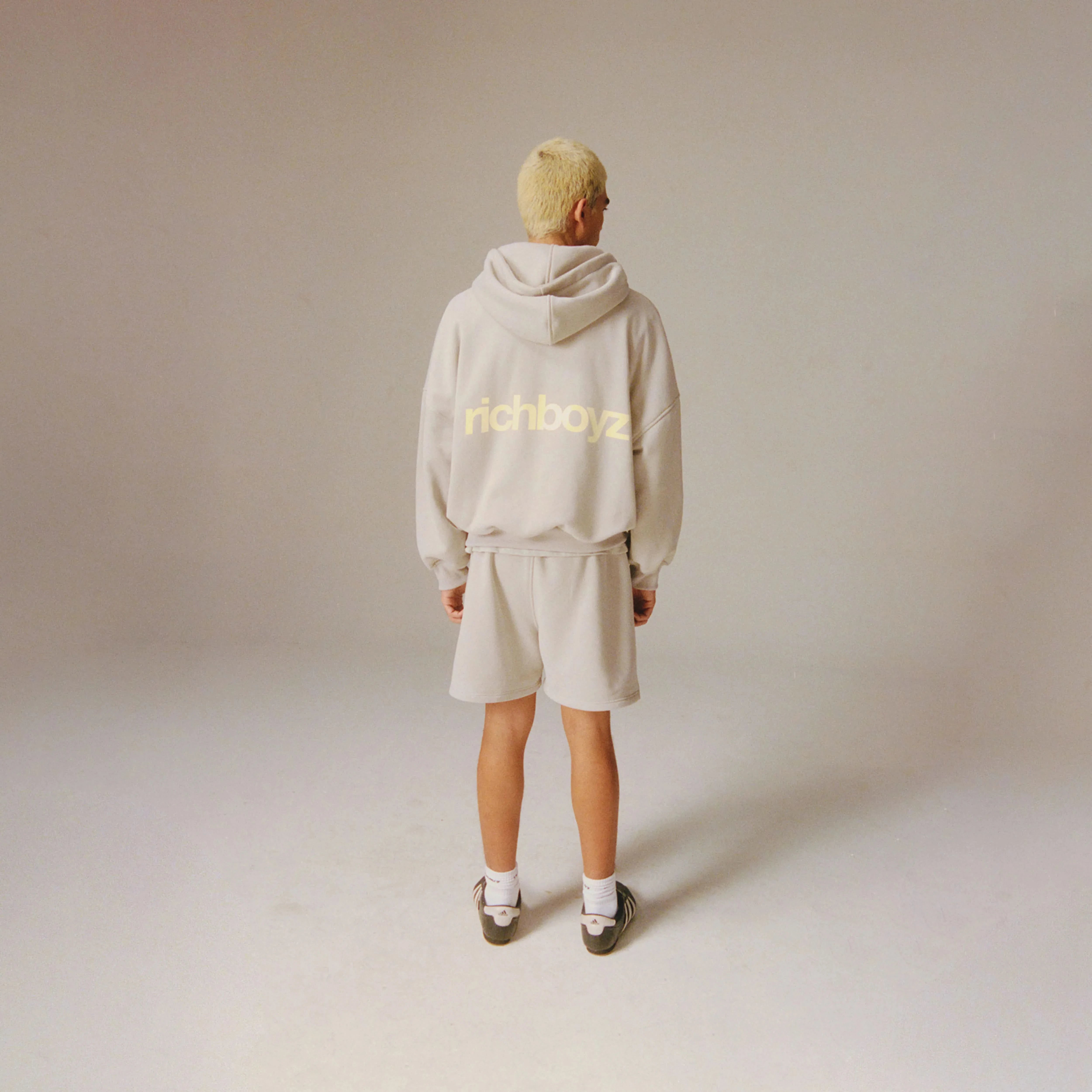 Double Zip Box Hoodie V2 - Icy Gray