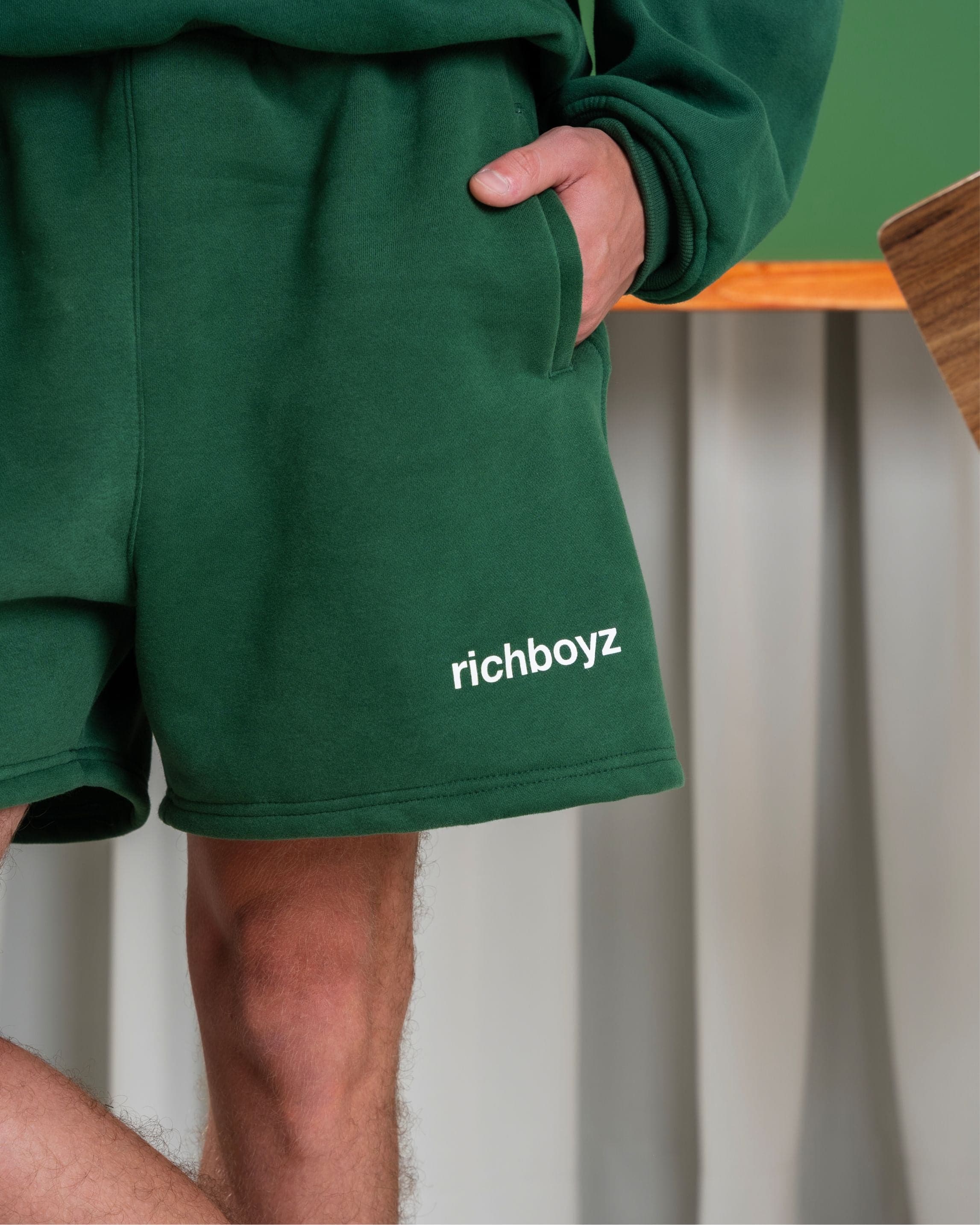 Sweatshorts - Natural Green